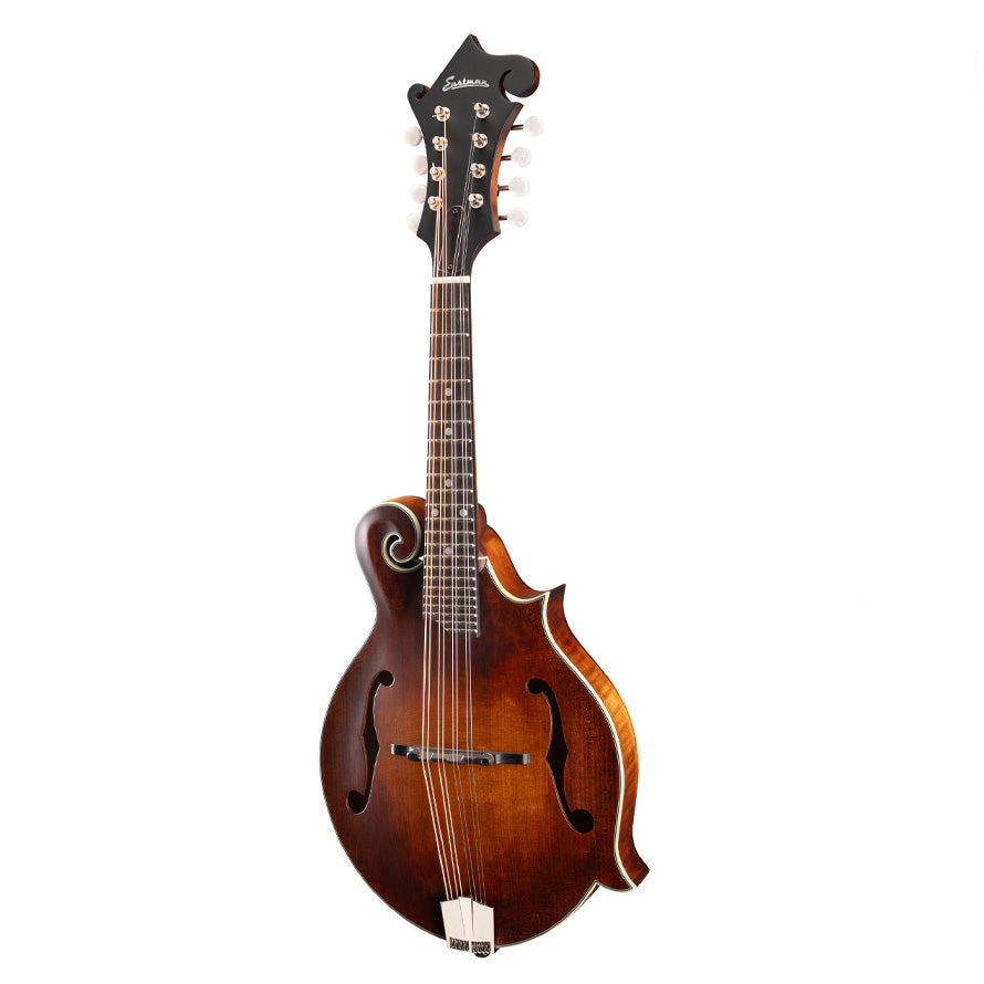 Eastman MD315 Wide-Neck Adirondack Amberburst F-Style Mandolin Folk Instruments / Mandolins