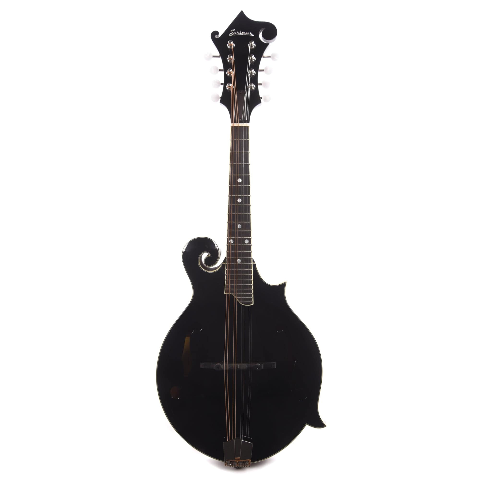 Eastman MD415 Sitka/Mahogany F-Style Mandolin Black Folk Instruments / Mandolins