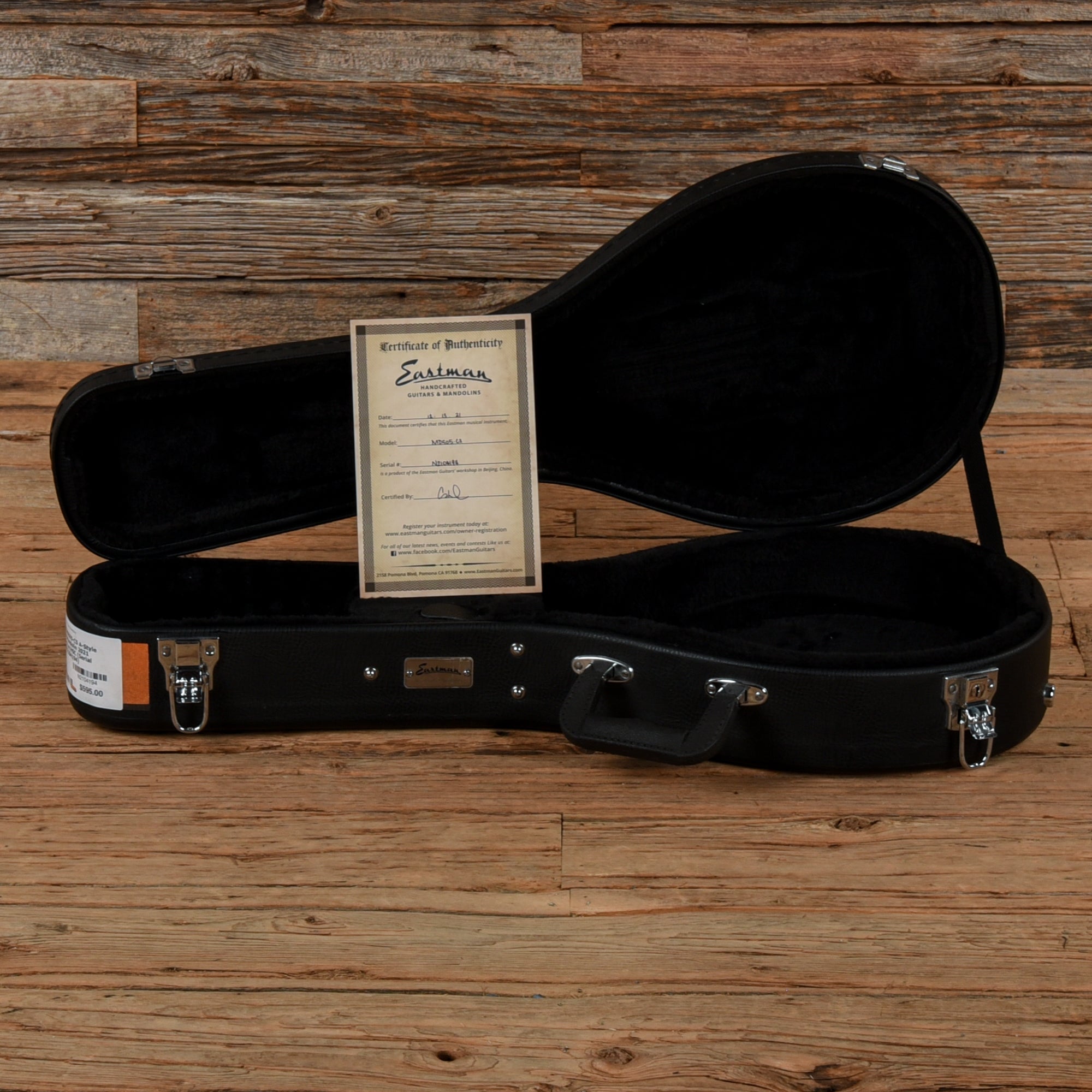 Eastman MD505-CS A-Style F-Hole Mandolin Sunburst 2021 Folk Instruments / Mandolins