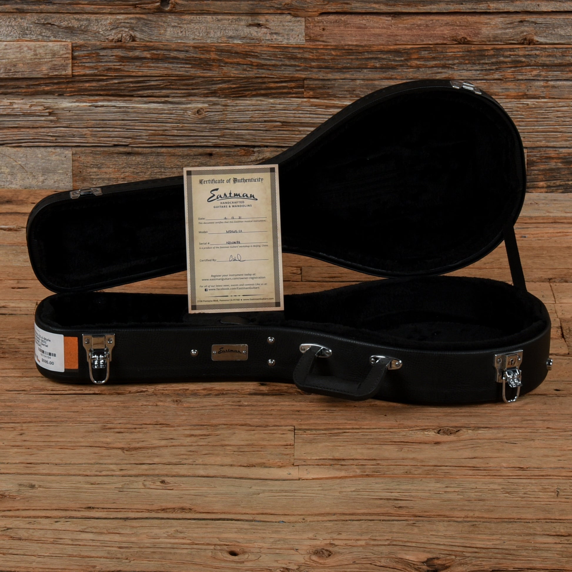 Eastman MD505-CS A-Style F-Hole Mandolin Sunburst 2021 Folk Instruments / Mandolins