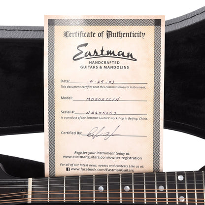 Eastman MD505CC/n Sitka/Maple A-Style Mandolin Classic Finish Vintage Nitro Folk Instruments / Mandolins