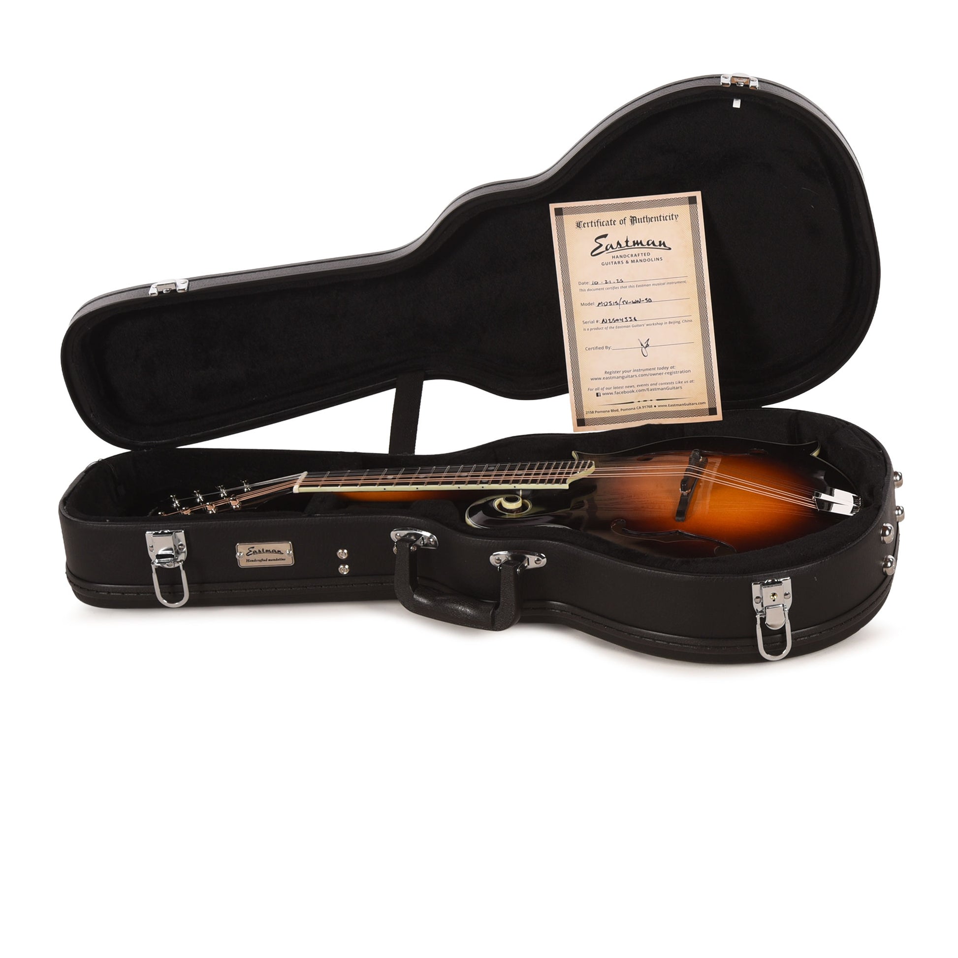 Eastman MD515/TV Spruce/Maple F-Style F-Hole Mandolin Vintage Sunburst Truetone Vintage Gloss Folk Instruments / Mandolins