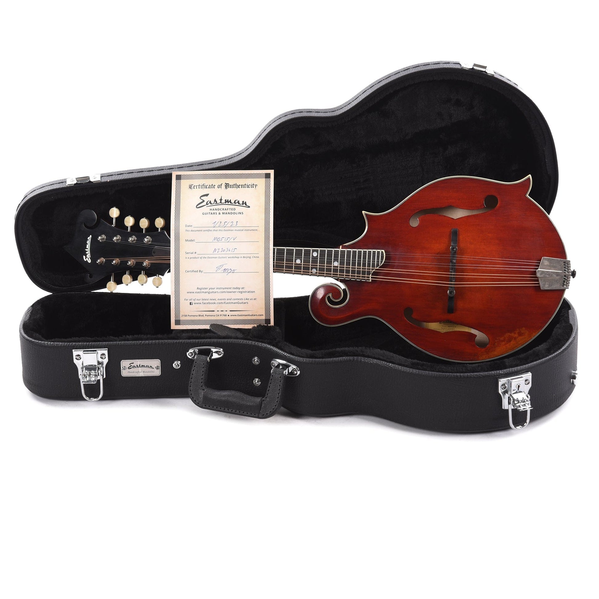 Eastman MD515/v Sitka/Maple F-Style Mandolin Antique Varnish Folk Instruments / Mandolins