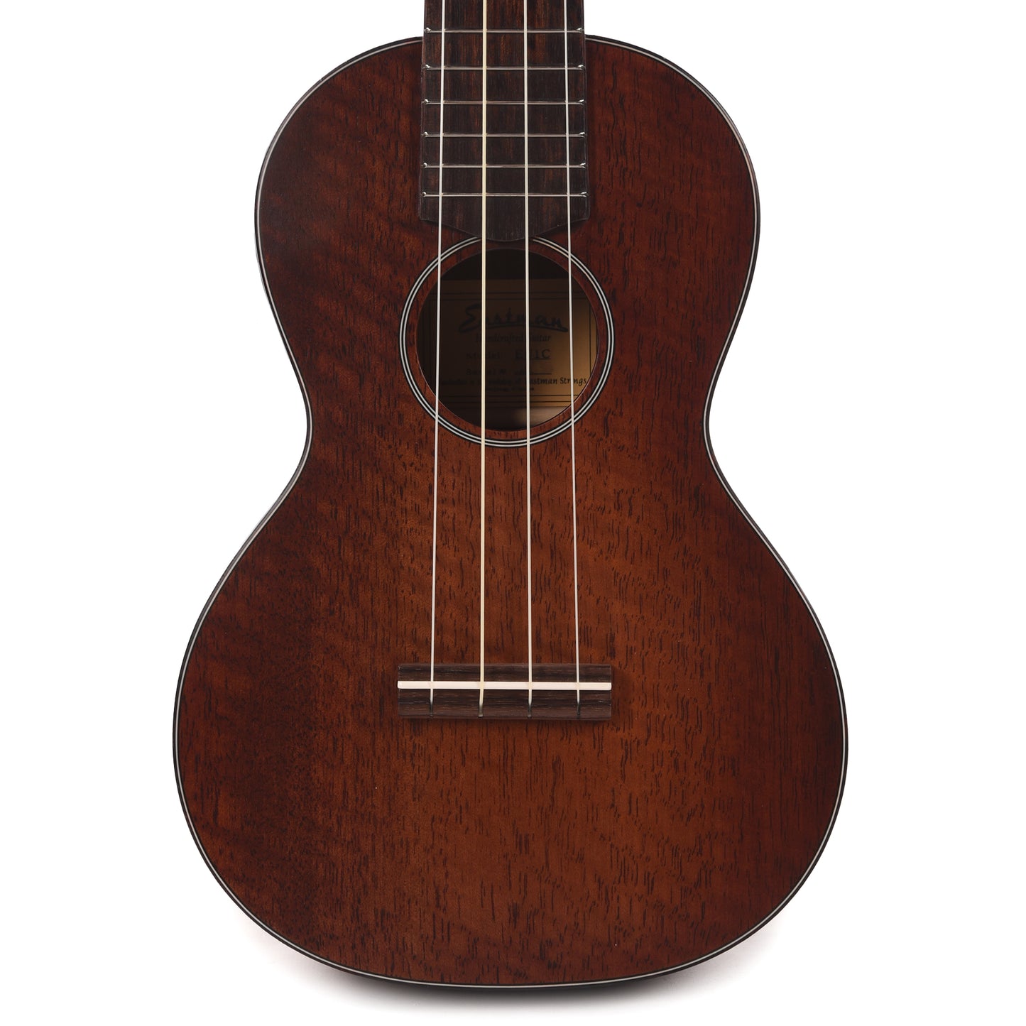 Eastman EU1 Concert Ukulele Sapele Truetone Satin Classic Folk Instruments / Ukuleles