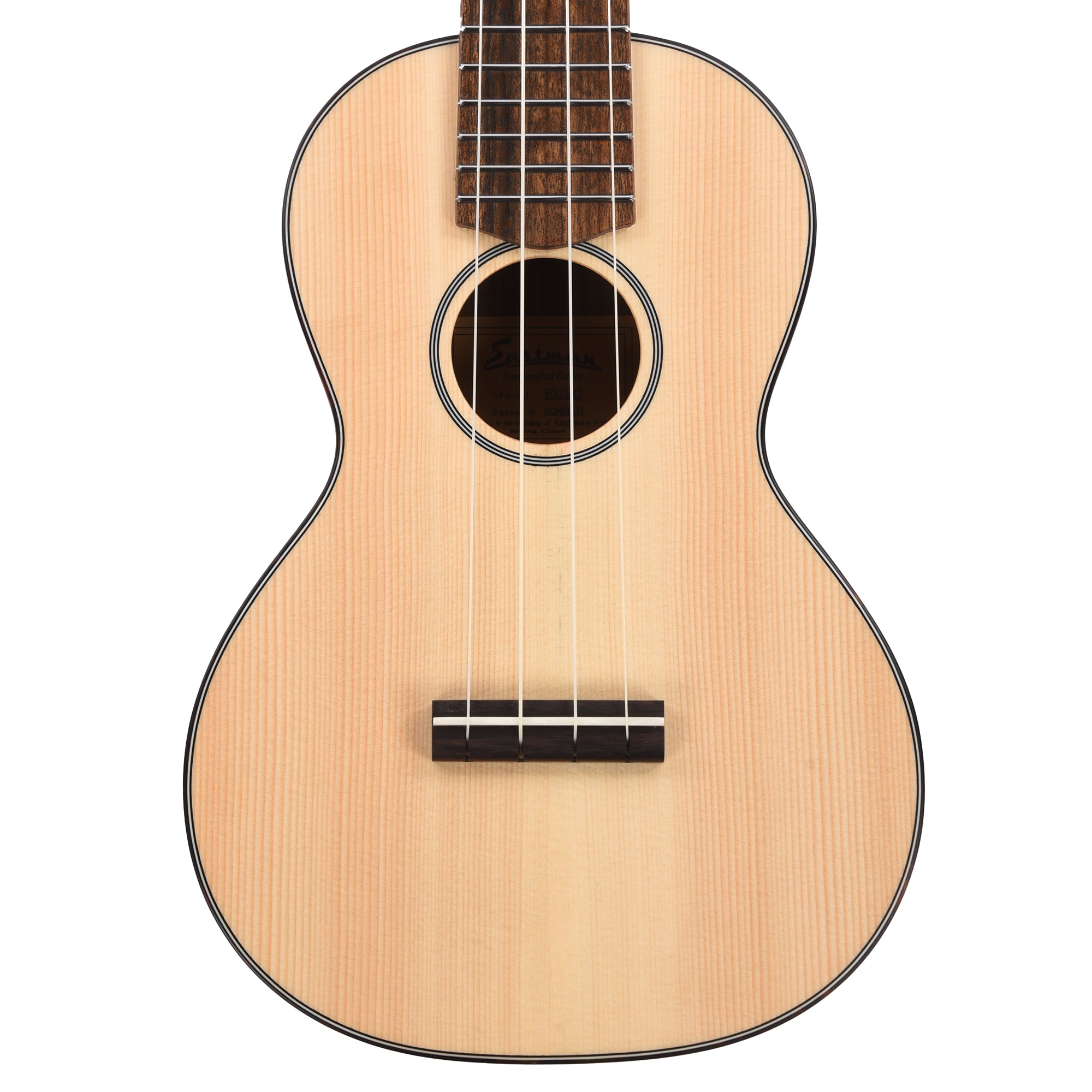 Eastman EU2 Concert Sitka/Ovangkol Truetone Satin Natural Folk Instruments / Ukuleles