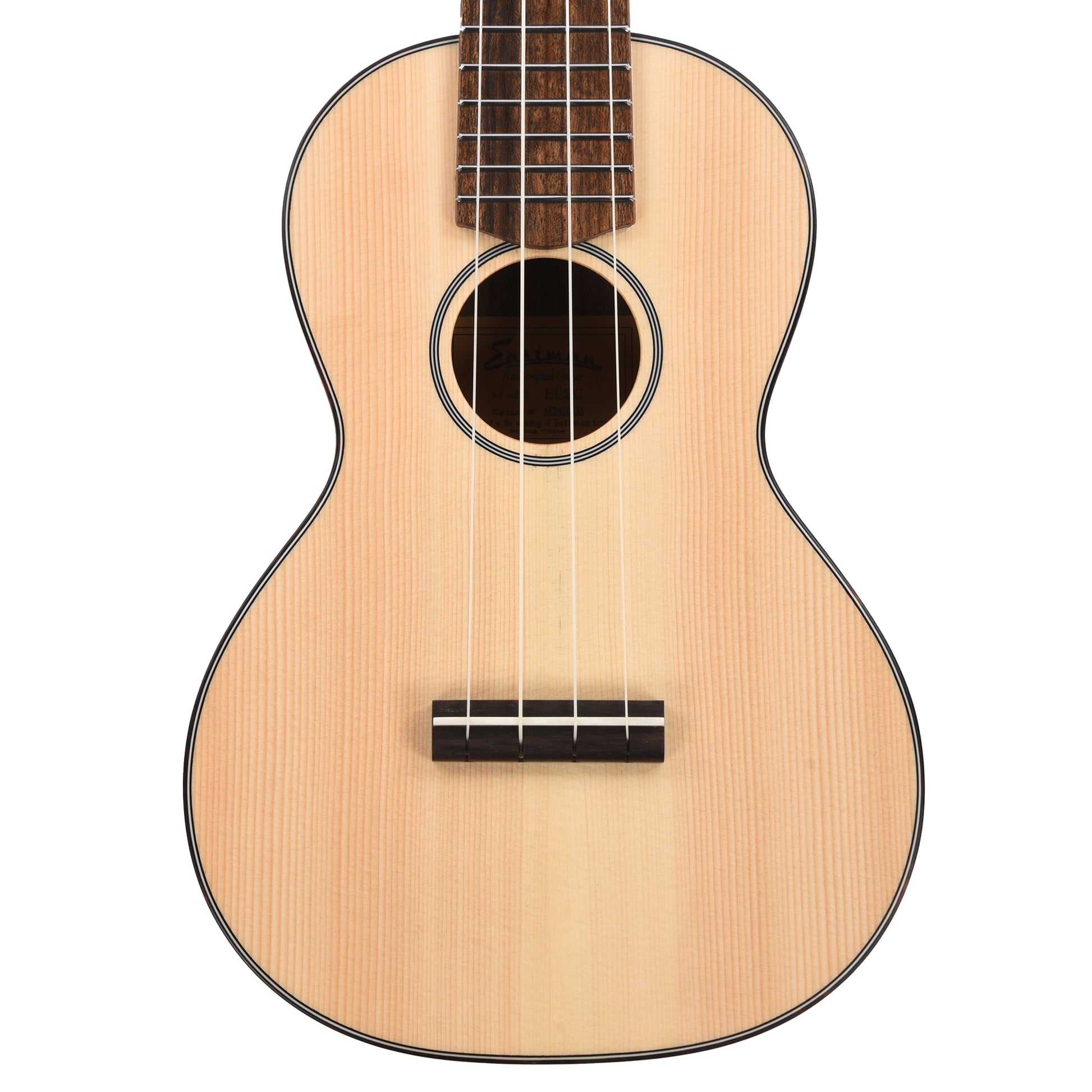 Eastman EU2 Concert Sitka/Ovangkol Truetone Satin Natural Folk Instruments / Ukuleles