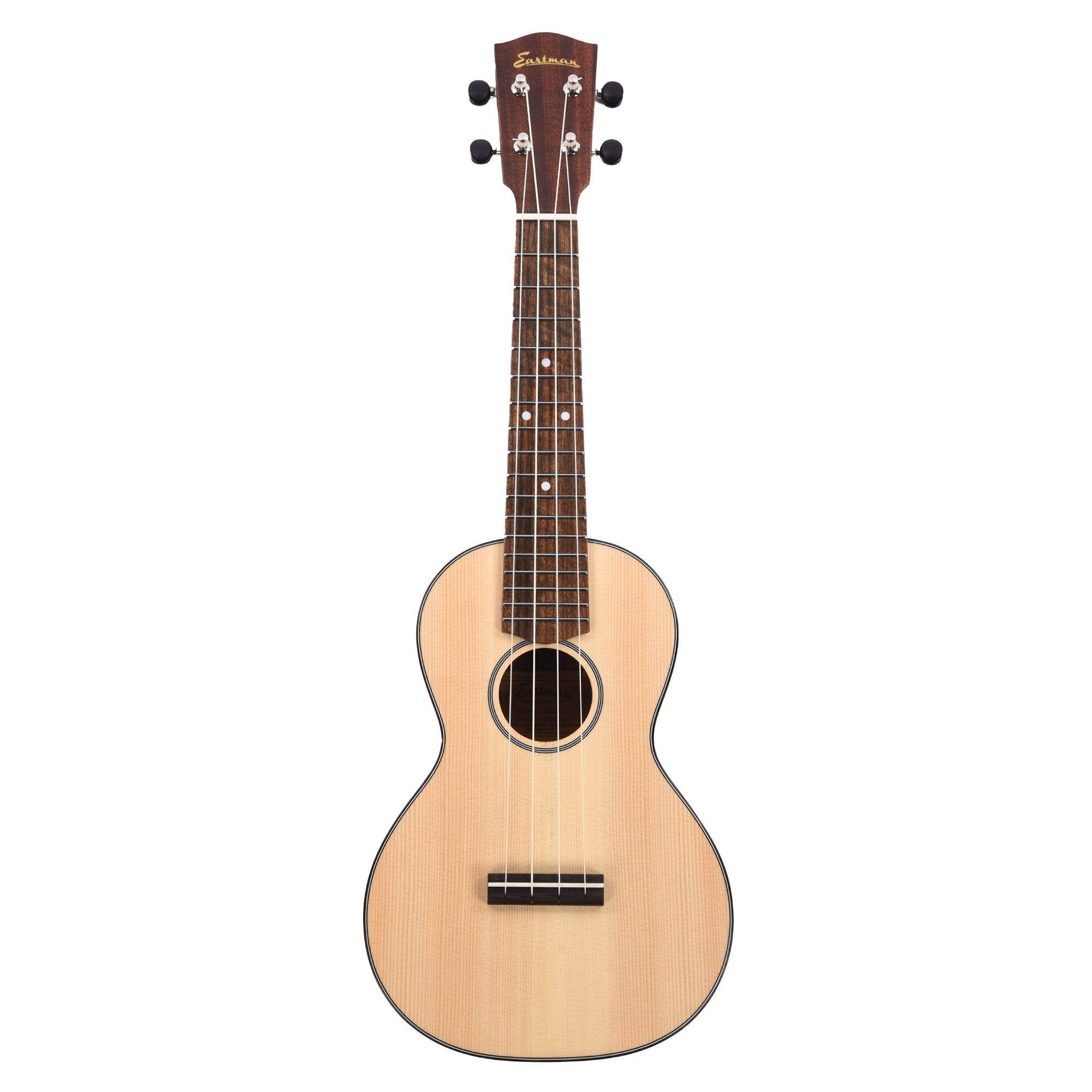 Eastman EU2 Concert Sitka/Ovangkol Truetone Satin Natural Folk Instruments / Ukuleles
