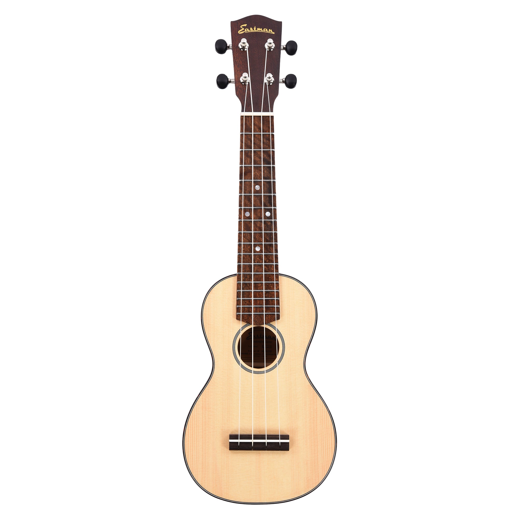Eastman EU2 Soprano Sitka/Ovangkol Truetone Satin Natural Folk Instruments / Ukuleles
