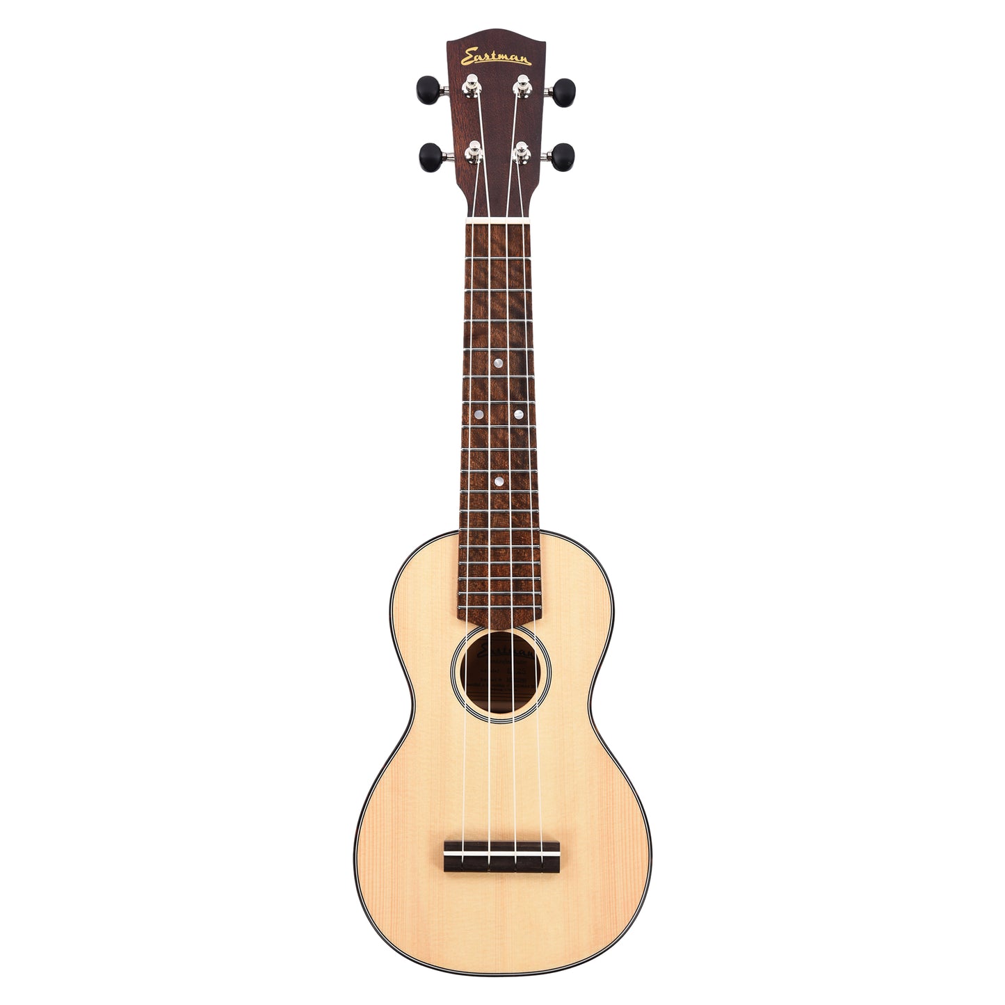 Eastman EU2 Soprano Sitka/Ovangkol Truetone Satin Natural Folk Instruments / Ukuleles