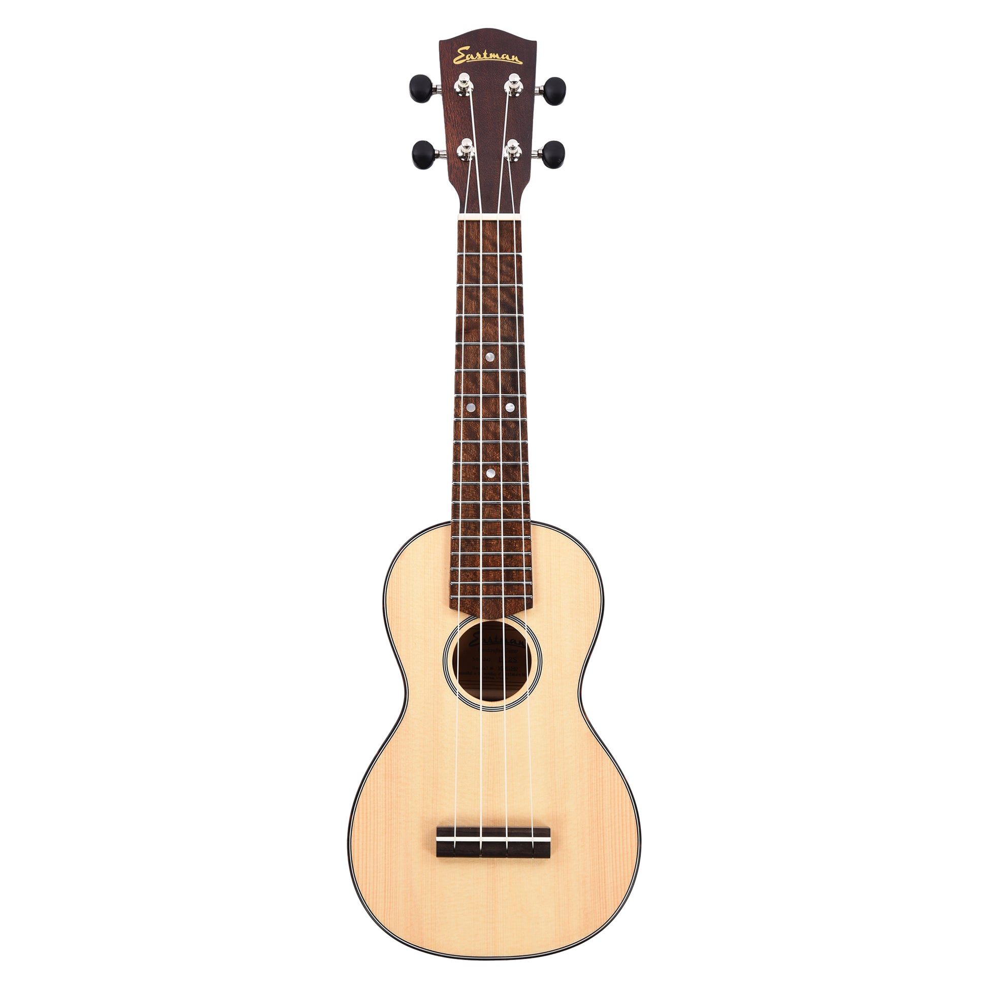 Eastman EU2 Soprano Sitka/Ovangkol Truetone Satin Natural Folk Instruments / Ukuleles