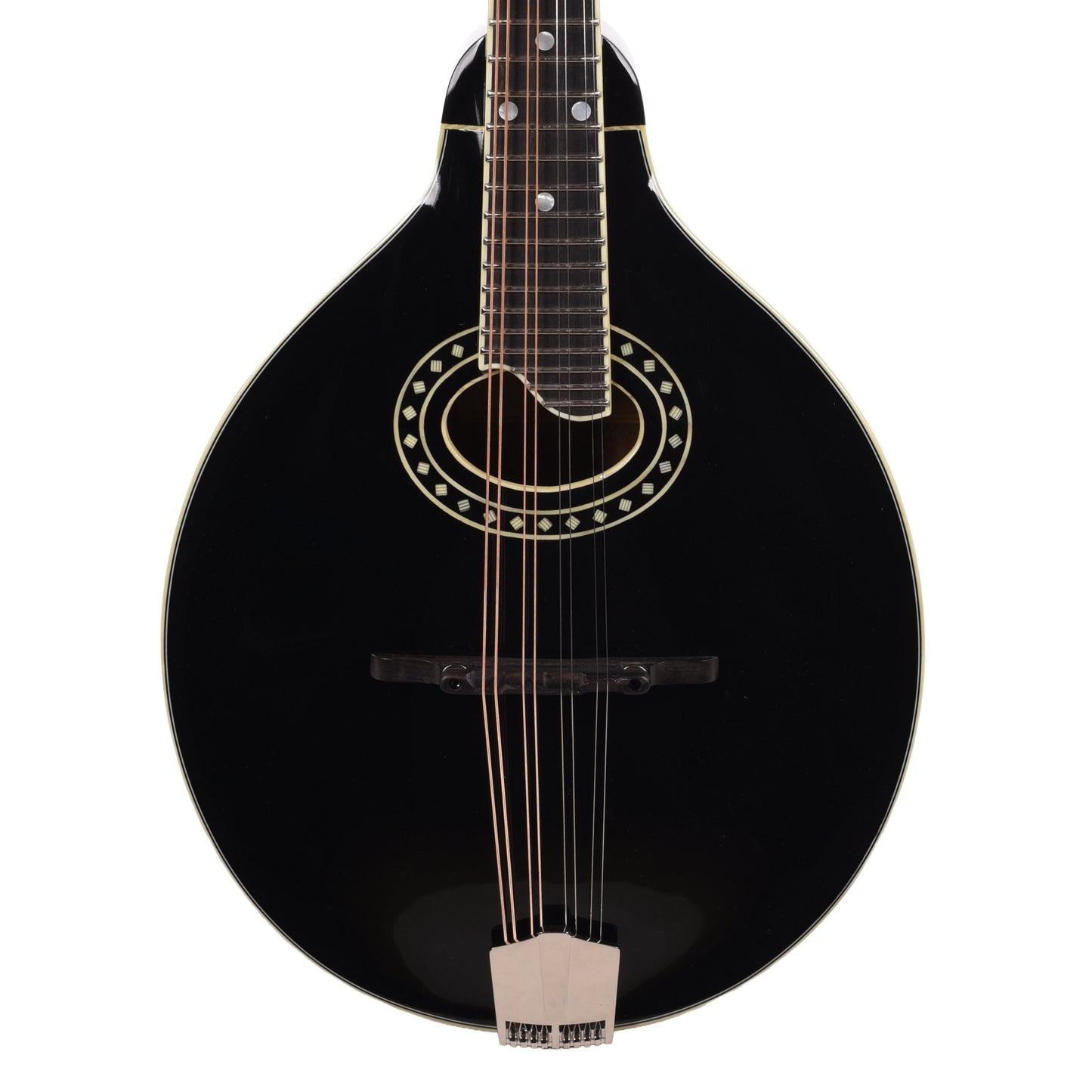Eastman MD404 Sitka/Mahogany A-Style Oval Hole Mandolin Black Mandolins