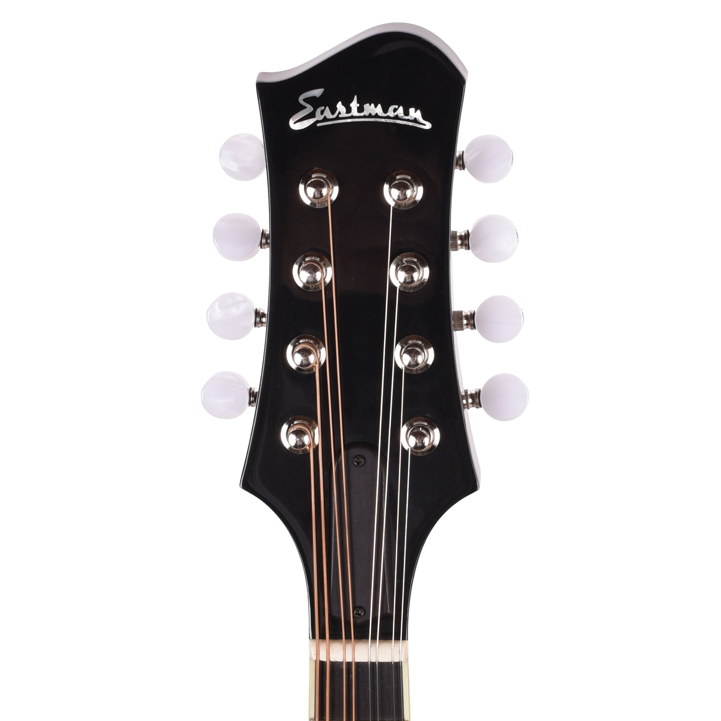 Eastman MD404 Sitka/Mahogany A-Style Oval Hole Mandolin Black Mandolins