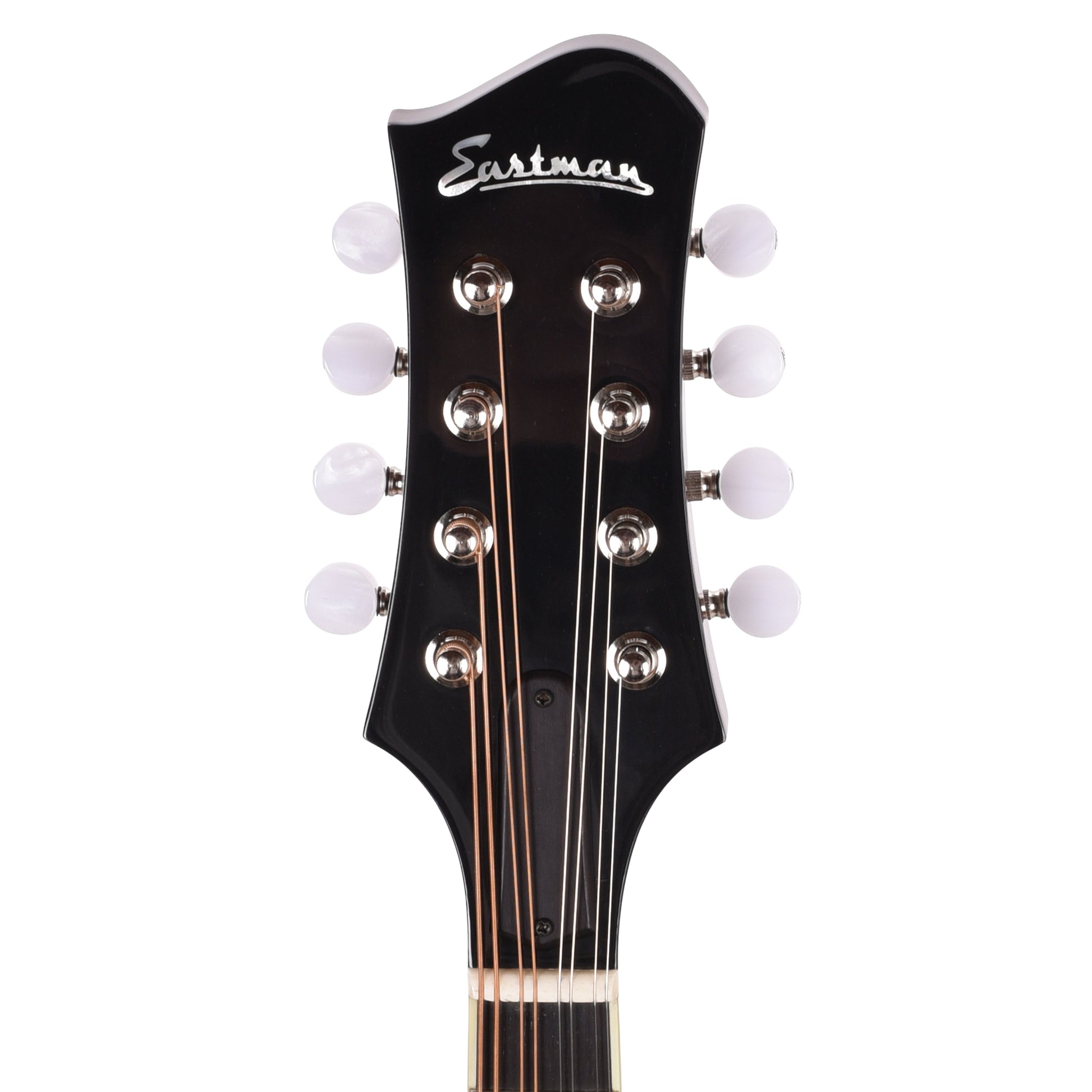 Eastman MD404 Sitka/Mahogany A-Style Oval Hole Mandolin Black Mandolins