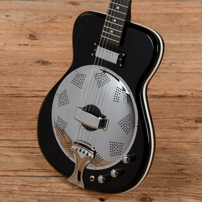 Eastwood Airline Folkstar Black Acoustic Guitars / Resonator