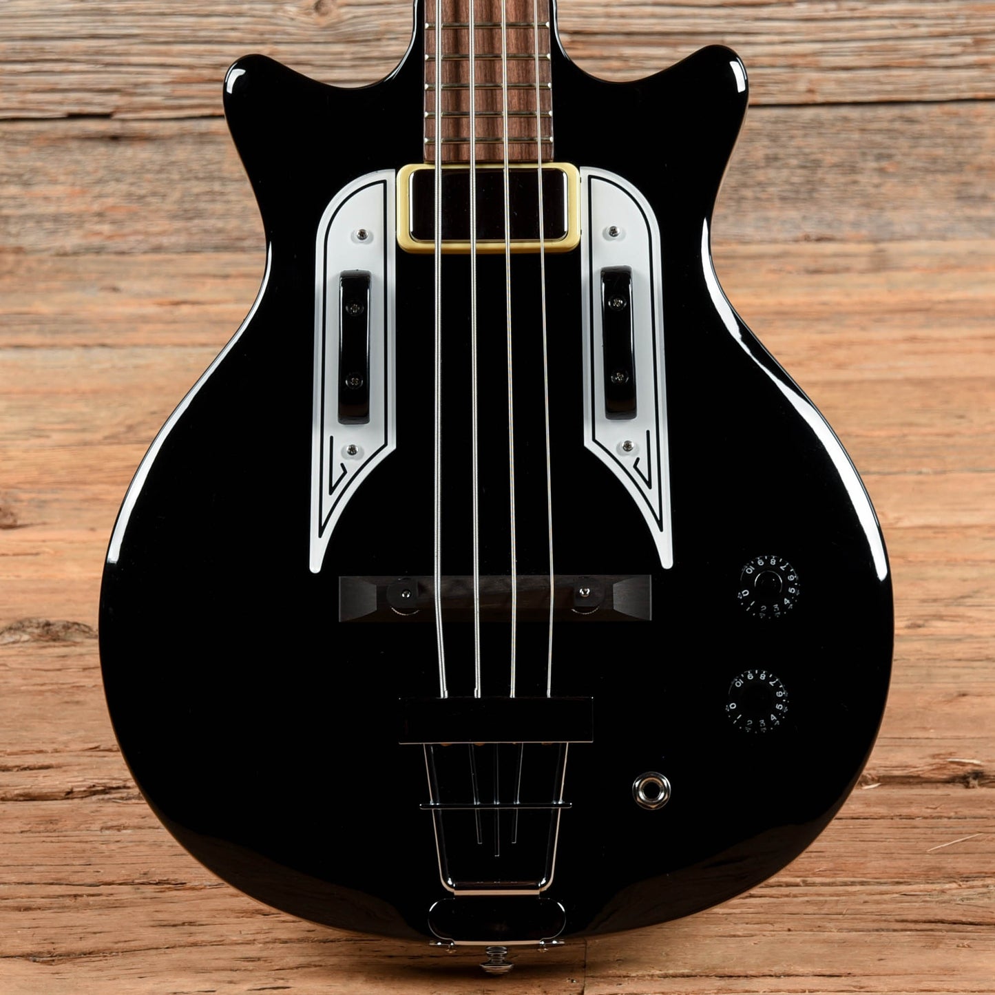 Eastwood Pocket Bass Black Bass Guitars / 4-String