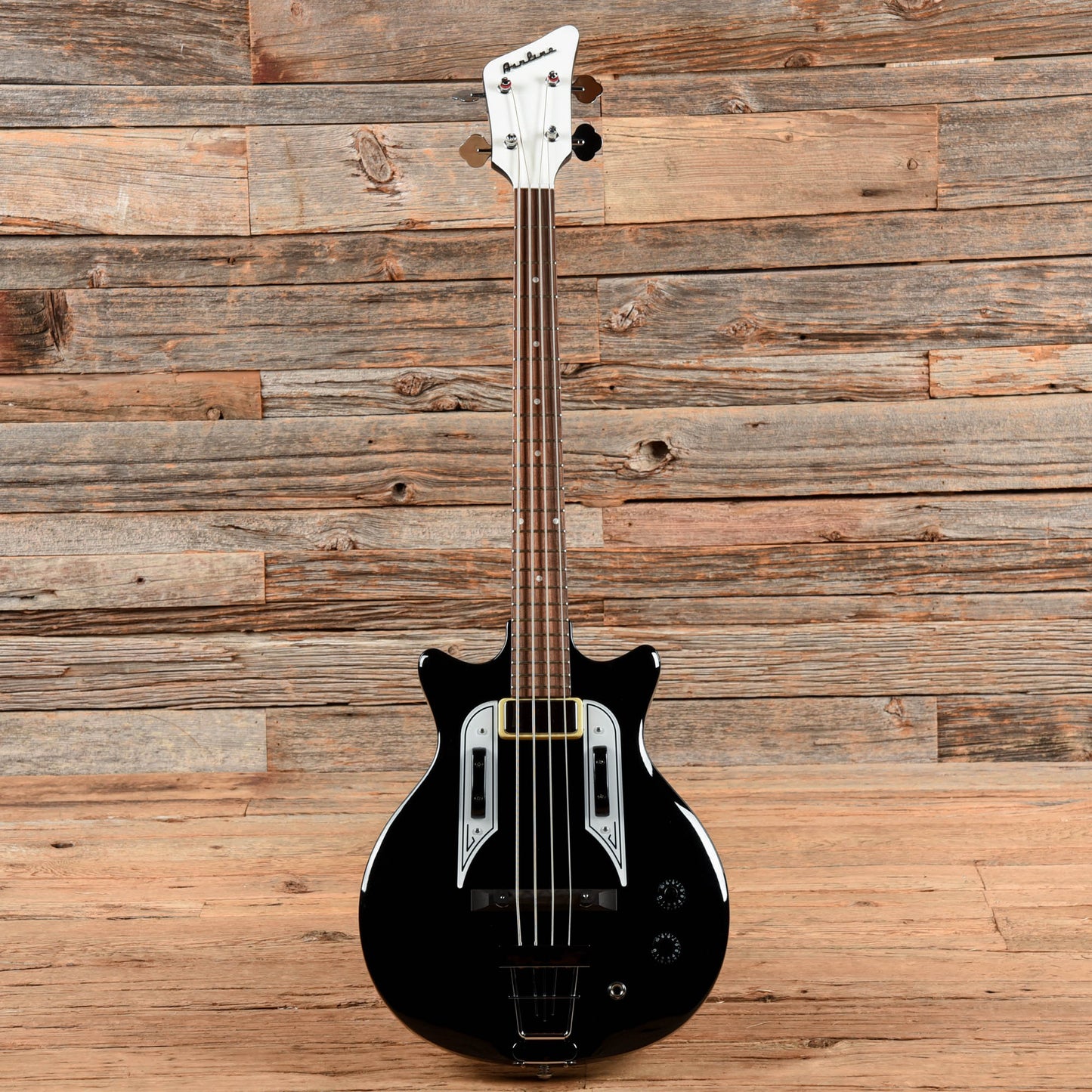 Eastwood Pocket Bass Black Bass Guitars / 4-String