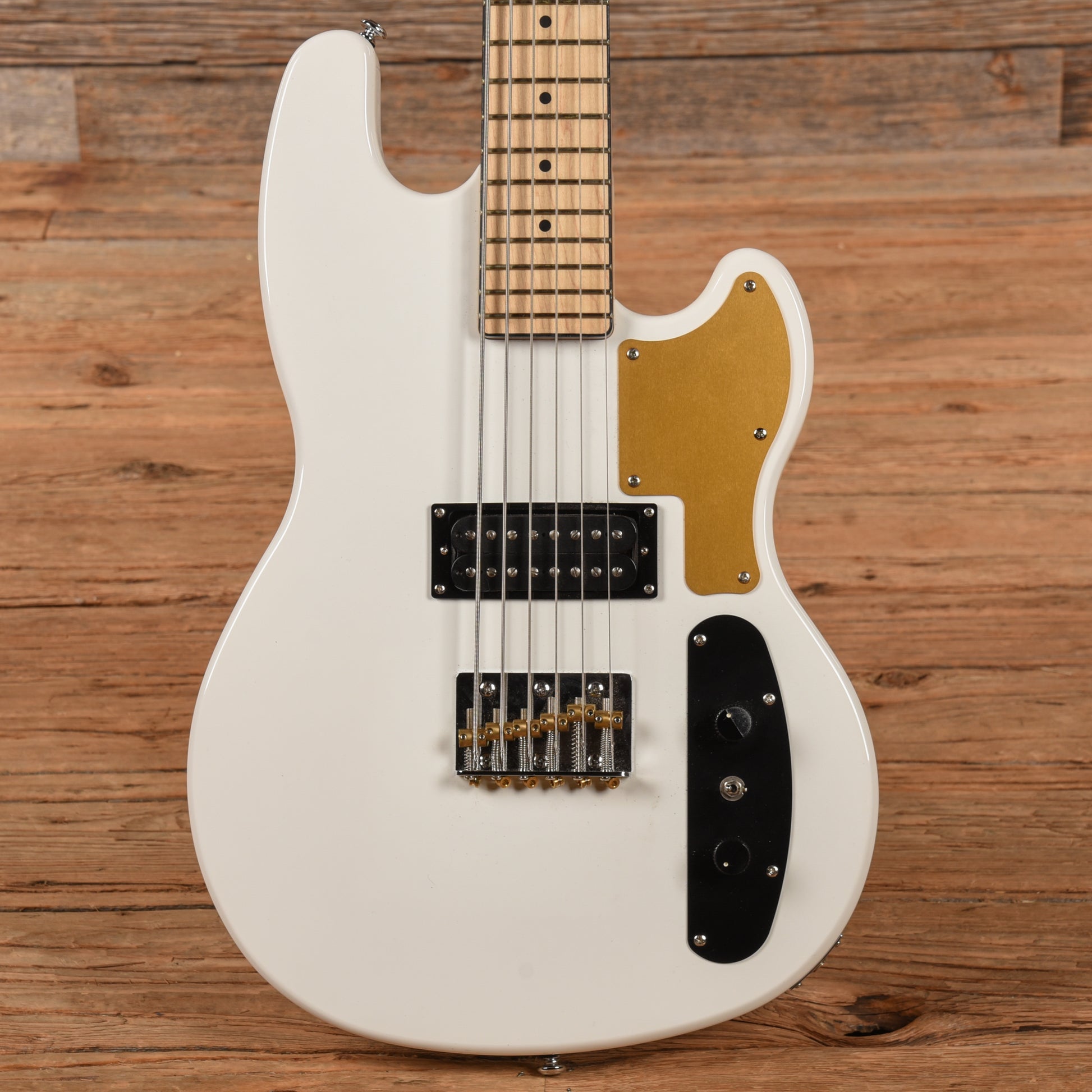 Eastwood Hooky Bass 6 Pro White 2020 Bass Guitars / 5-String or More