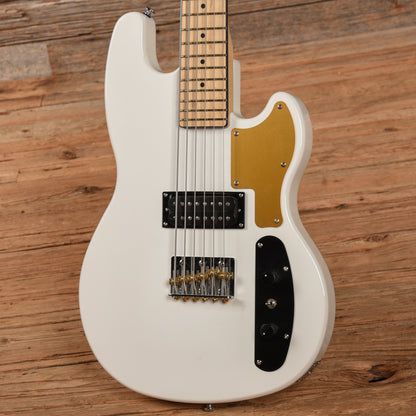 Eastwood Hooky Bass 6 Pro White 2020 Bass Guitars / 5-String or More