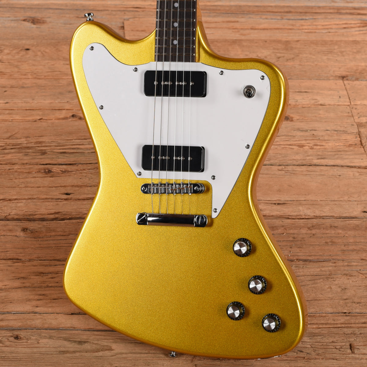 Eastwood Stormbird Gold Sparkle Bass Guitars