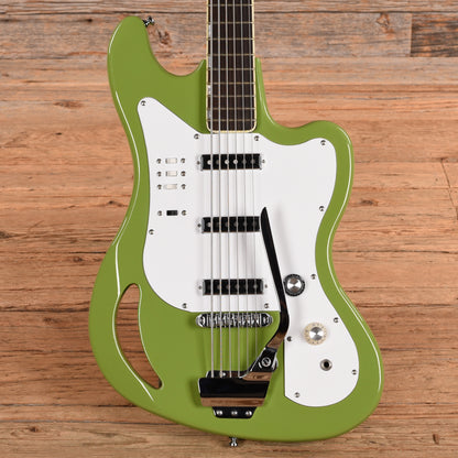 Eastwood TB64 Bass VI Mint Green Bass Guitars