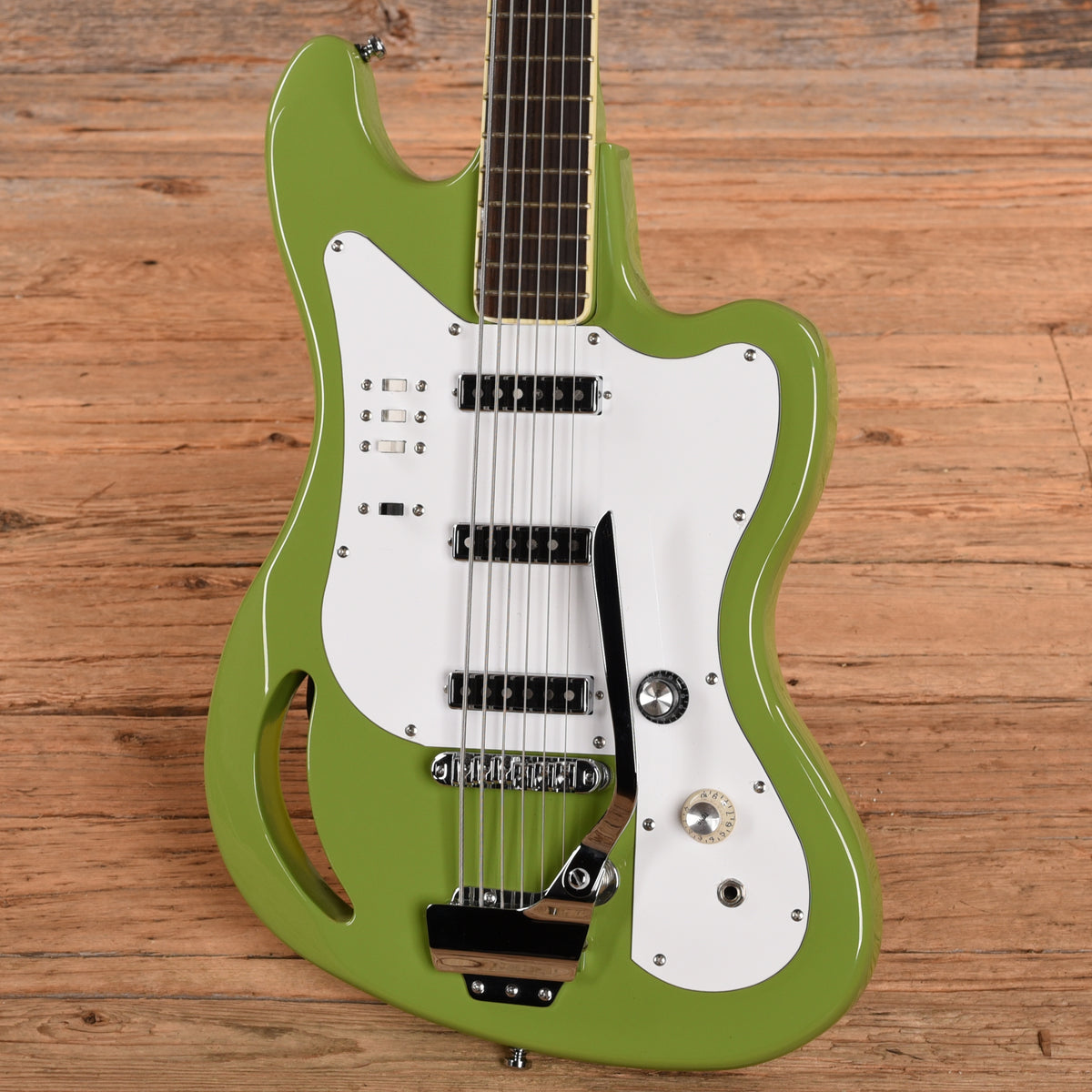 Eastwood TB64 Bass VI Mint Green Bass Guitars