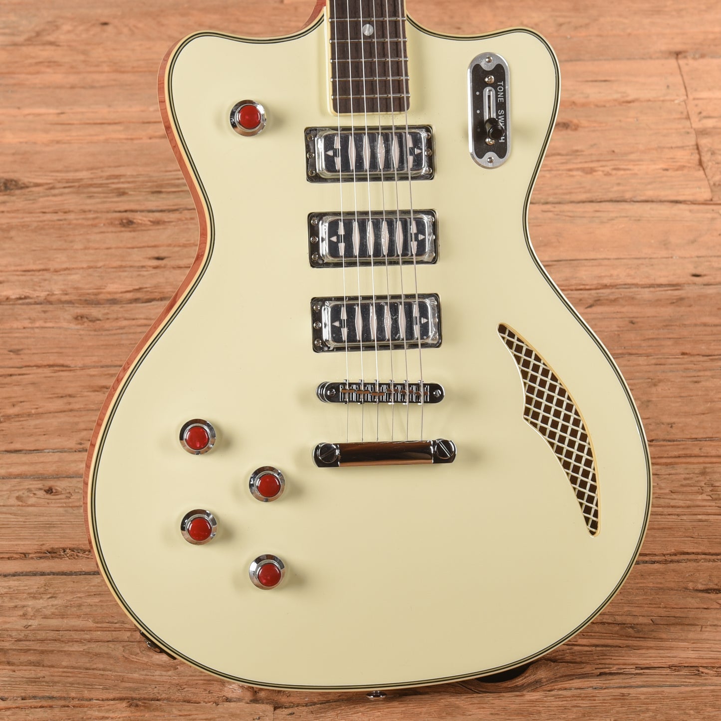 Eastwood Bill Nelson Astroluxe Cadet White  LEFTY Electric Guitars