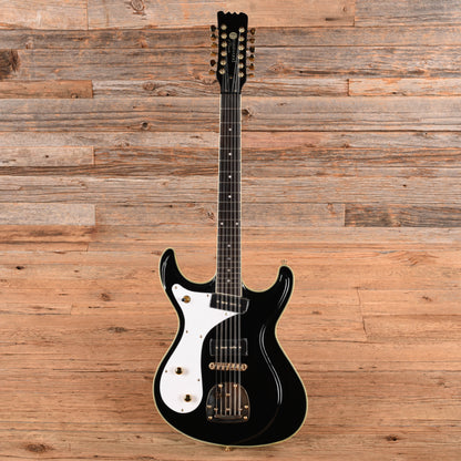 Eastwood Sidejack 12 DLX Black  LEFTY Electric Guitars