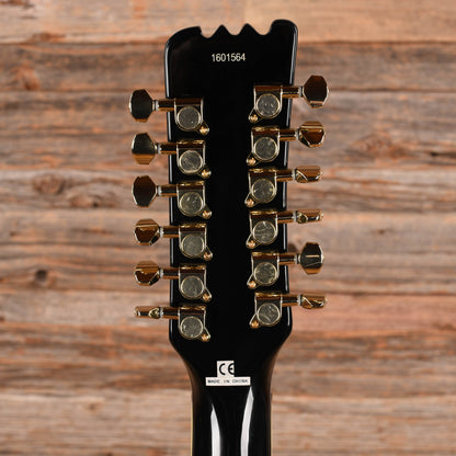 Eastwood Sidejack 12 DLX Black  LEFTY Electric Guitars
