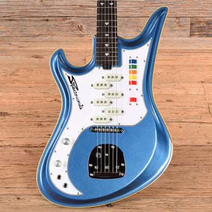 Eastwood Spectrum 5 Pro Blue 2016 LEFTY Electric Guitars