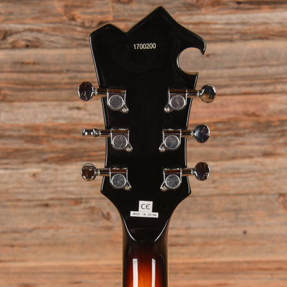 Eastwood 1975 Morris "The Cosey" Sunburst 2017 LEFTY Electric Guitars / Semi-Hollow