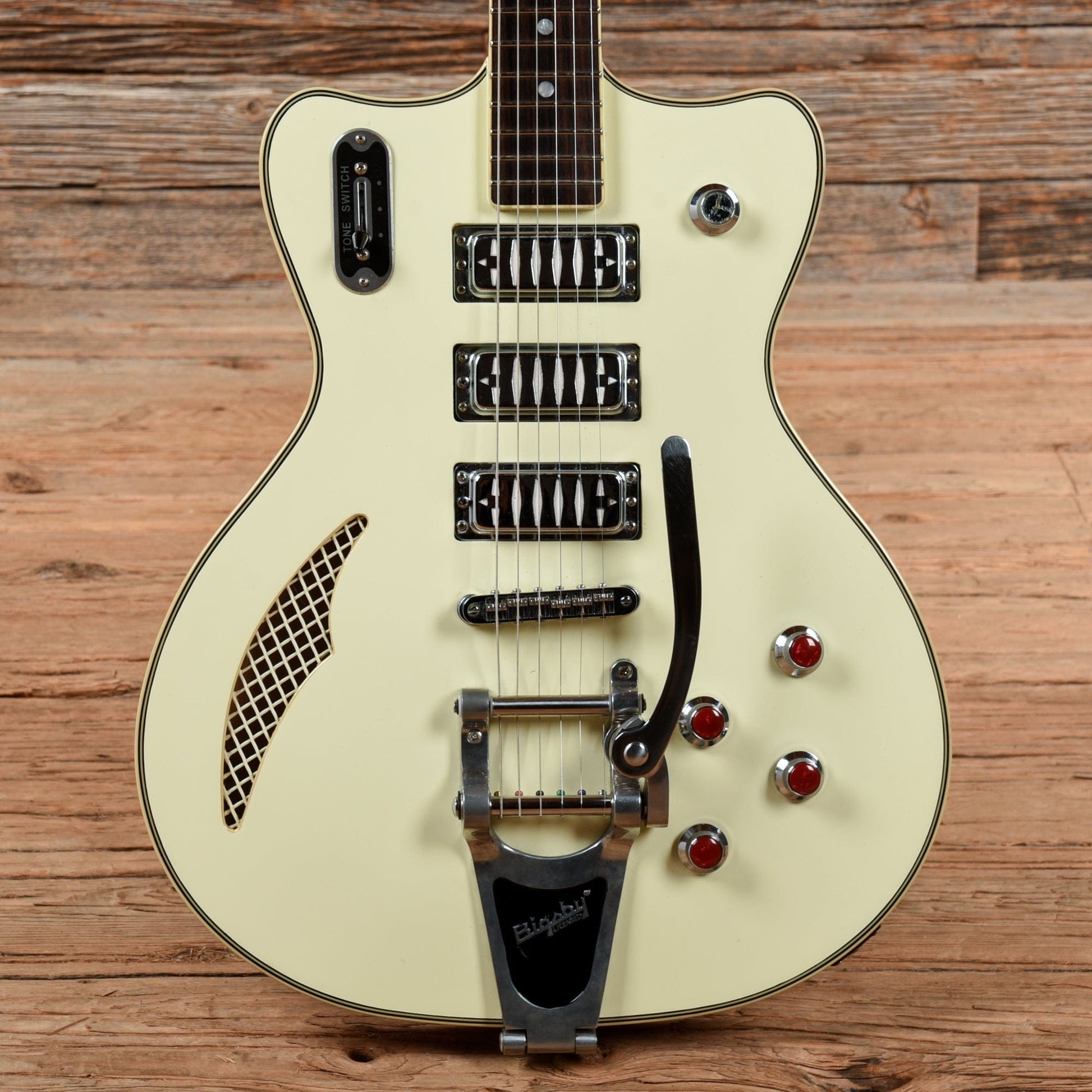 Eastwood Bill Nelson Cadet White 2017 Electric Guitars / Semi-Hollow