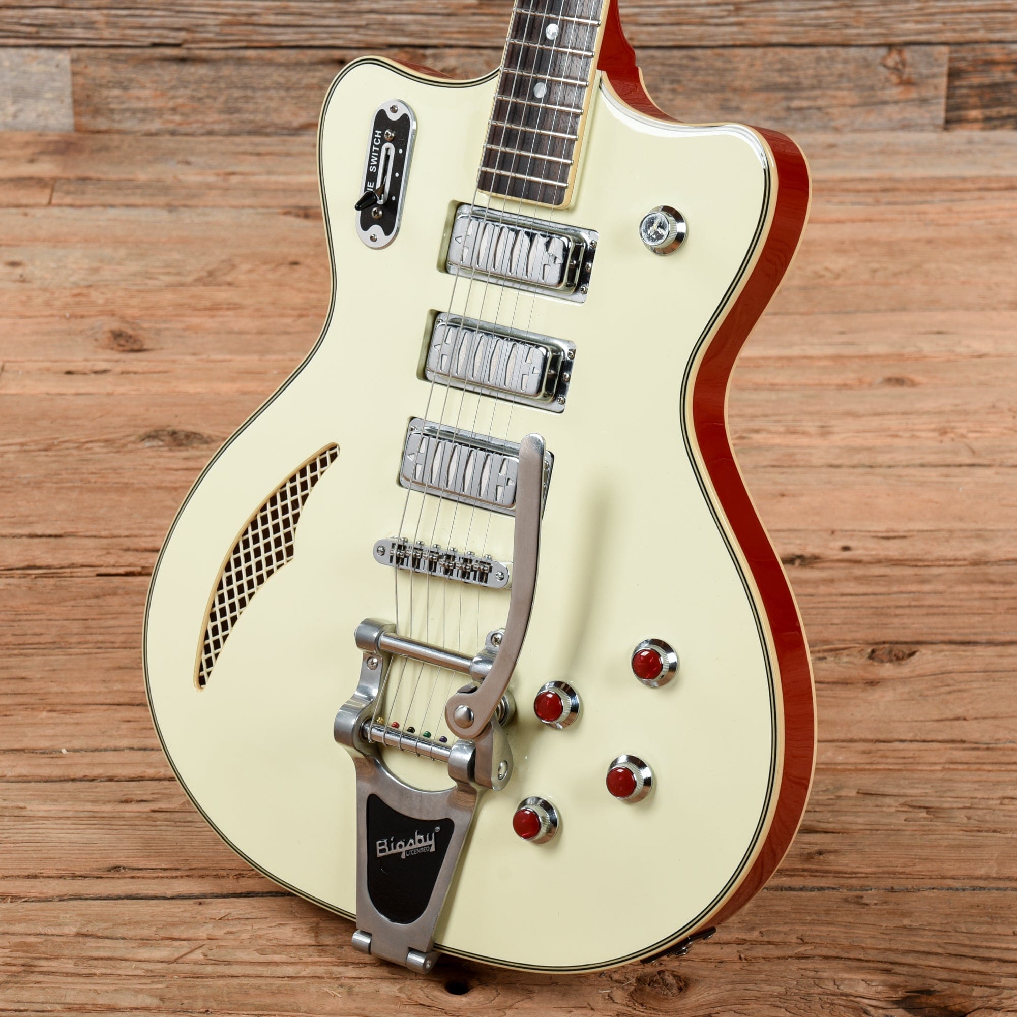 Eastwood Bill Nelson Cadet White 2017 Electric Guitars / Semi-Hollow