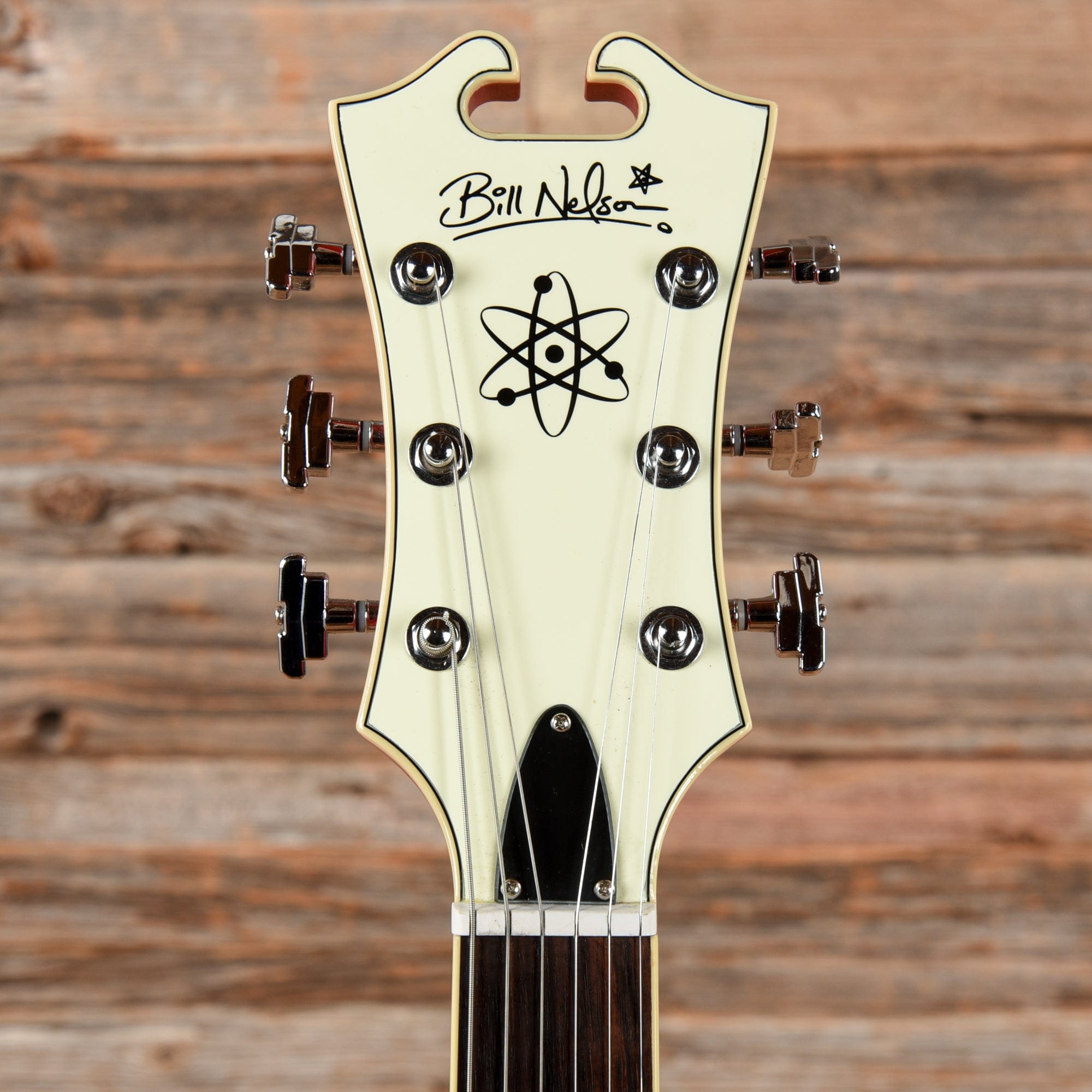 Eastwood Bill Nelson Cadet White 2017 Electric Guitars / Semi-Hollow