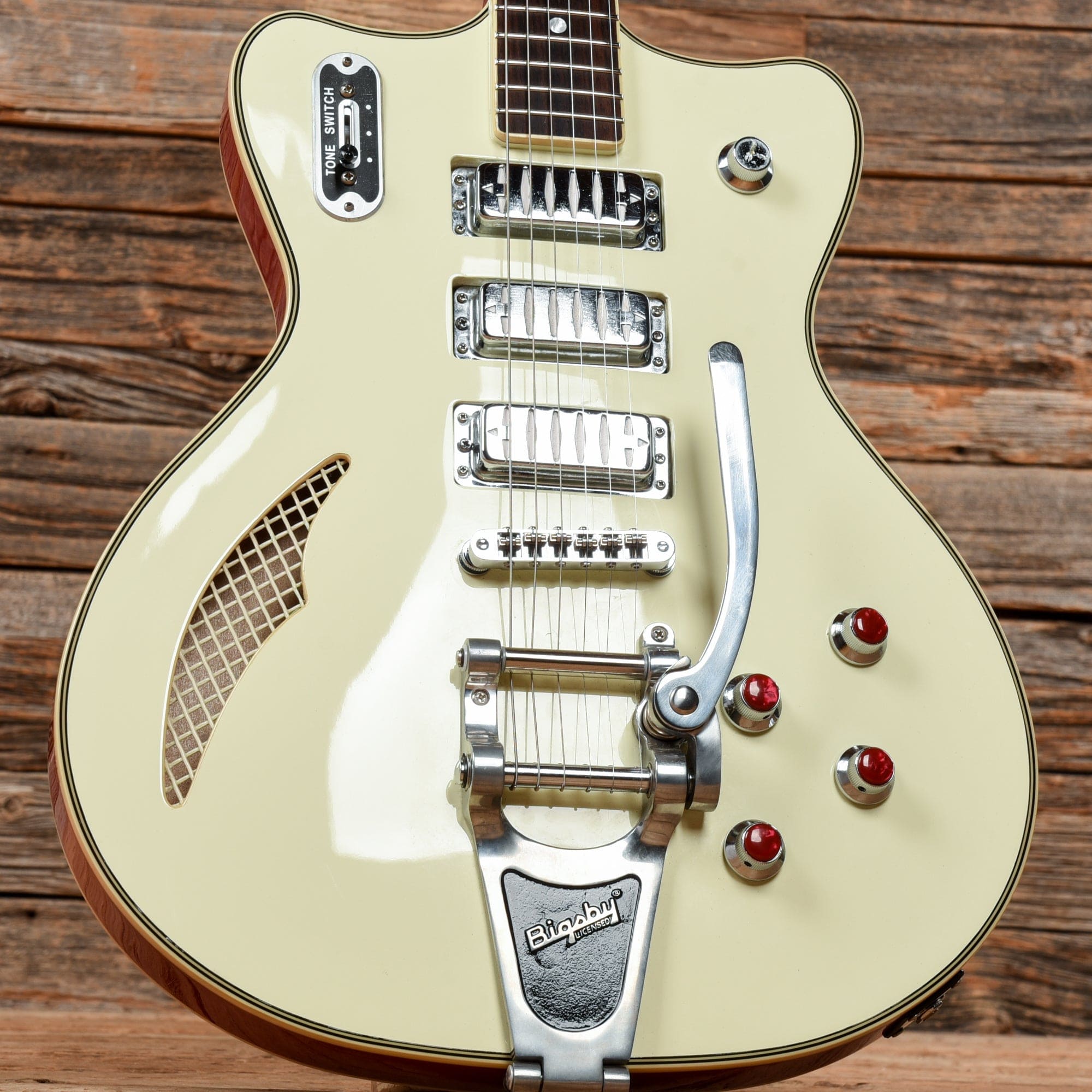 Eastwood Bill Nelson Cadet White 2017 Electric Guitars / Semi-Hollow