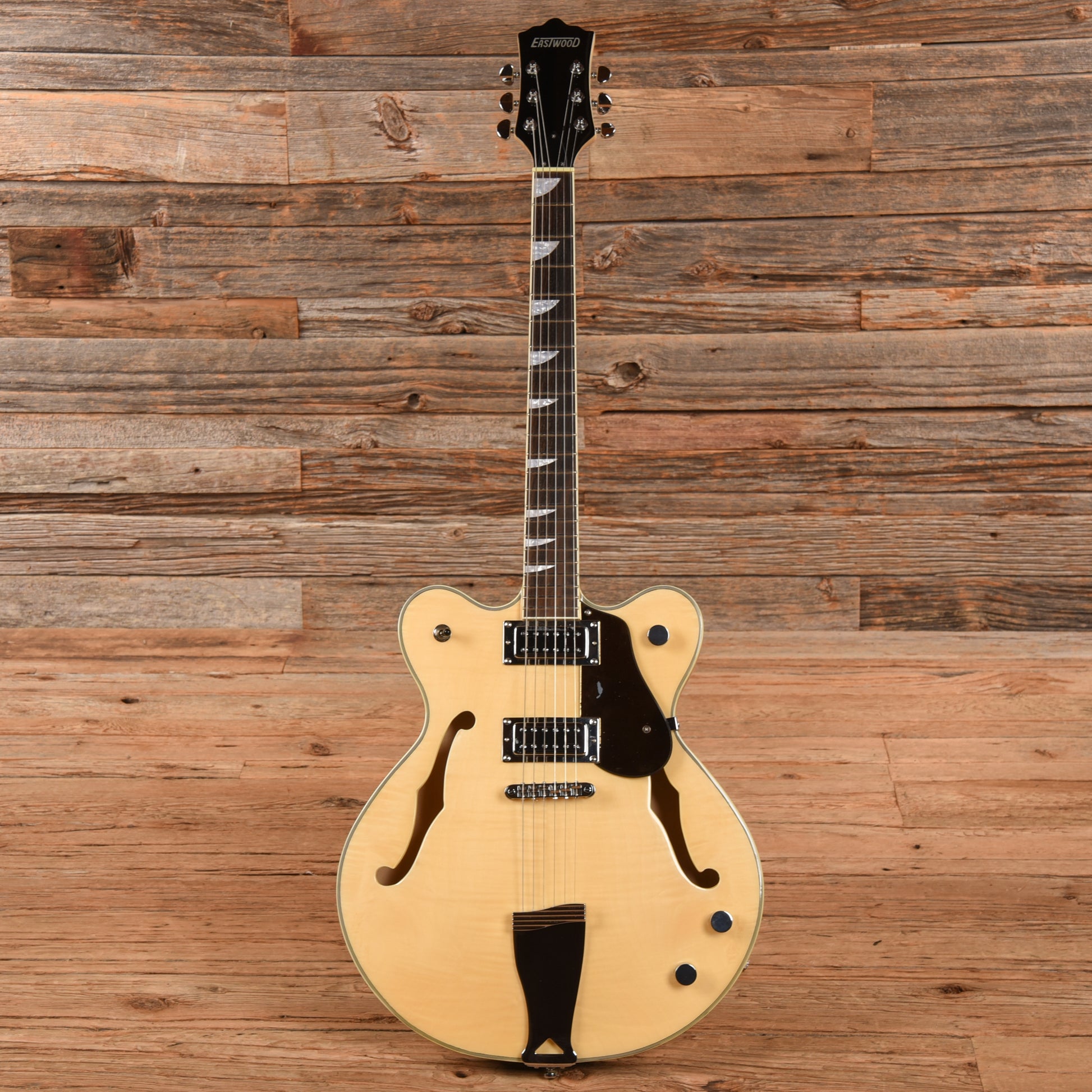 Eastwood Classic 6 Natural Electric Guitars / Semi-Hollow