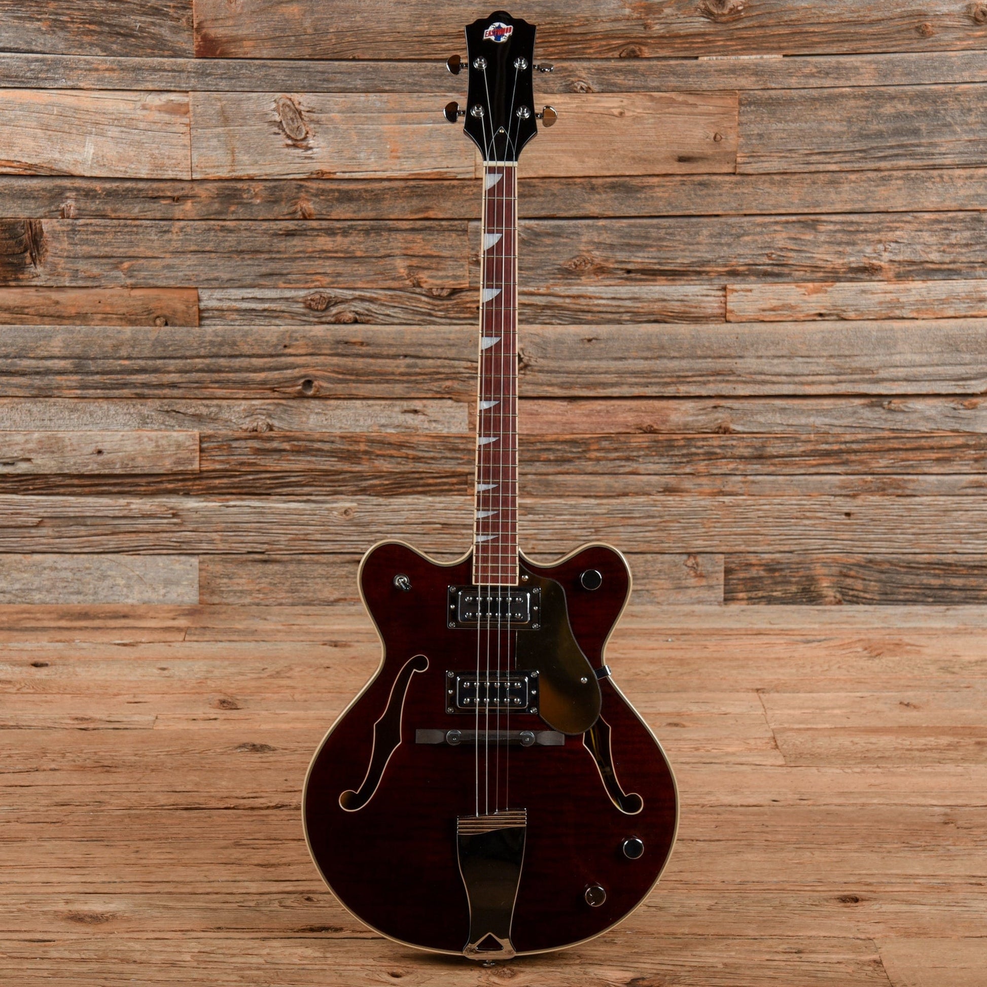 Eastwood Classic Tenor Oxblood Electric Guitars / Semi-Hollow
