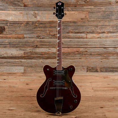 Eastwood Classic Tenor Oxblood Electric Guitars / Semi-Hollow