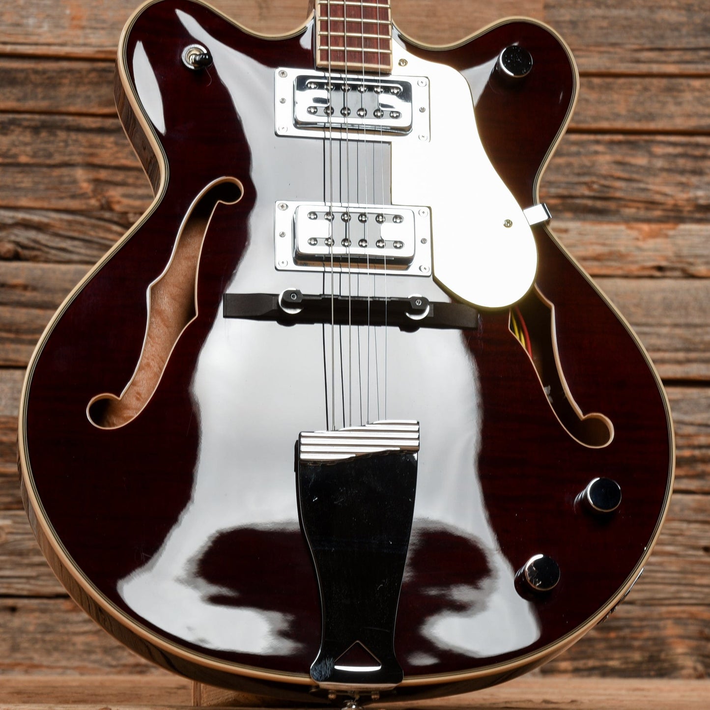 Eastwood Classic Tenor Oxblood Electric Guitars / Semi-Hollow