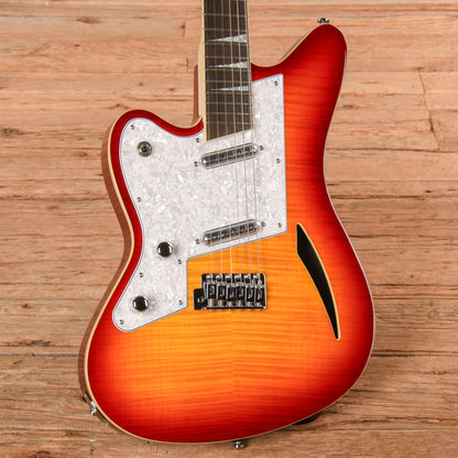 Eastwood Surfcaster Cherry Sunburst 2016 LEFTY Electric Guitars / Semi-Hollow