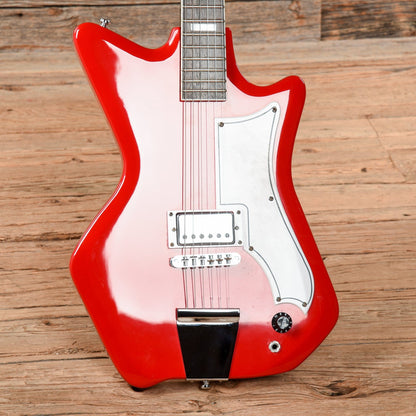 Eastwood Airline Jetsons Jr Red Electric Guitars / Solid Body