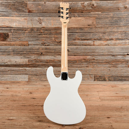 Eastwood Hi-Flyer Phase IV MT White Electric Guitars / Solid Body