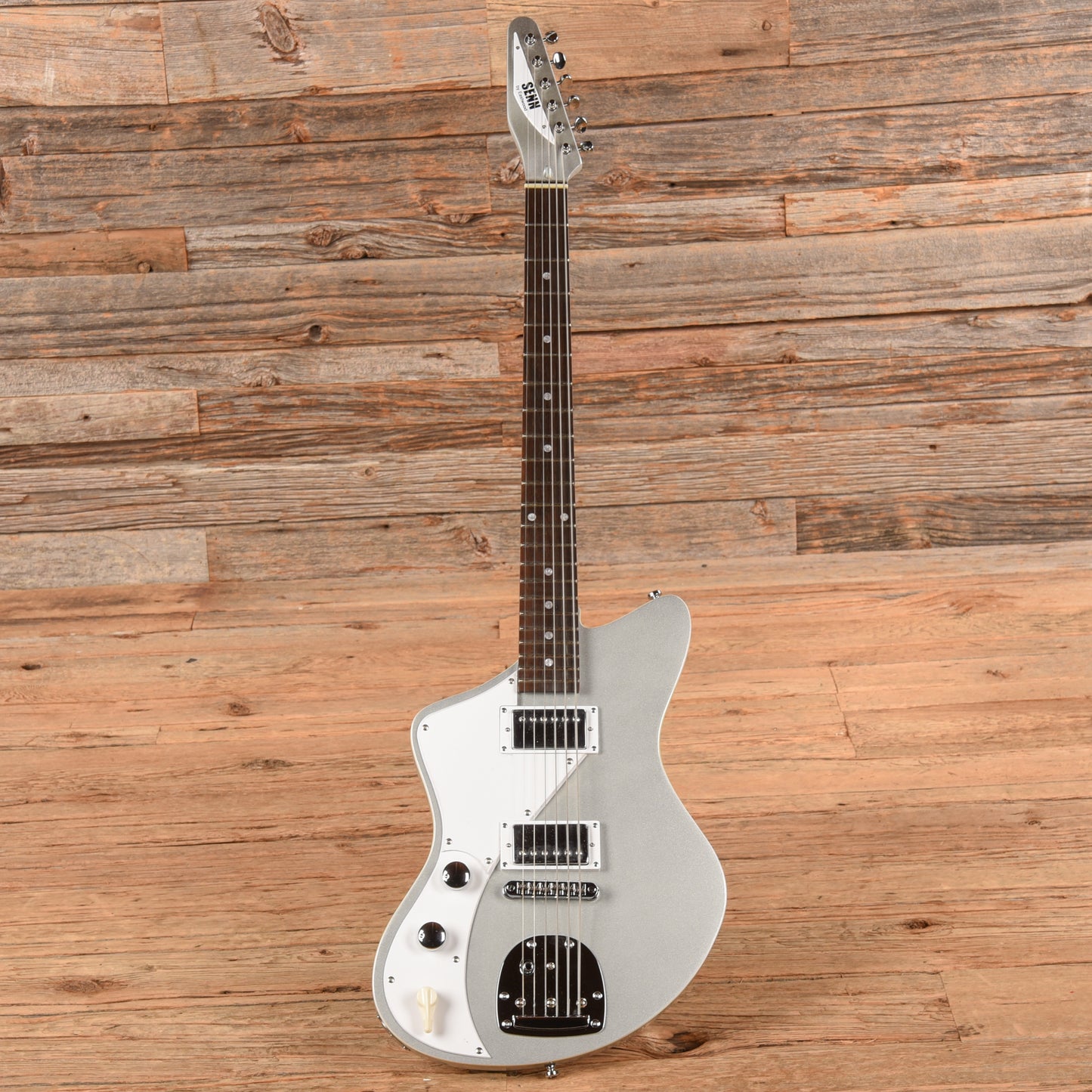 Eastwood Jeff Senn Model One Sonic Silver 2017 LEFTY Electric Guitars / Solid Body