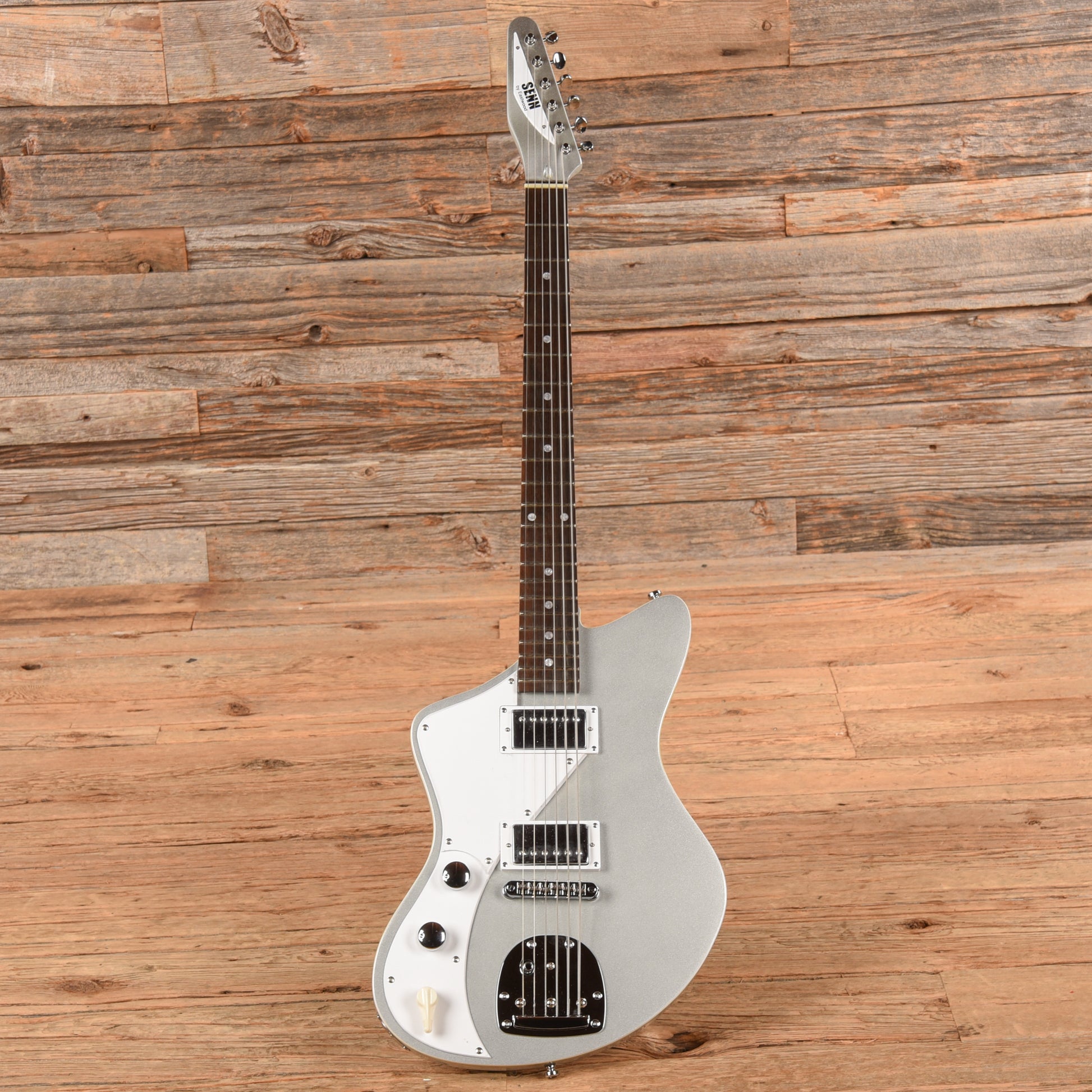 Eastwood Jeff Senn Model One Sonic Silver 2017 LEFTY Electric Guitars / Solid Body