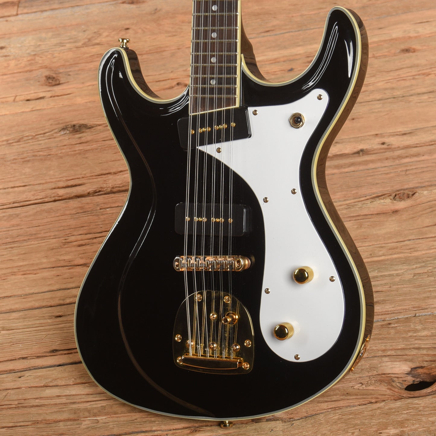 Eastwood Sidejack DLX 12 Black 2018 Electric Guitars / Solid Body