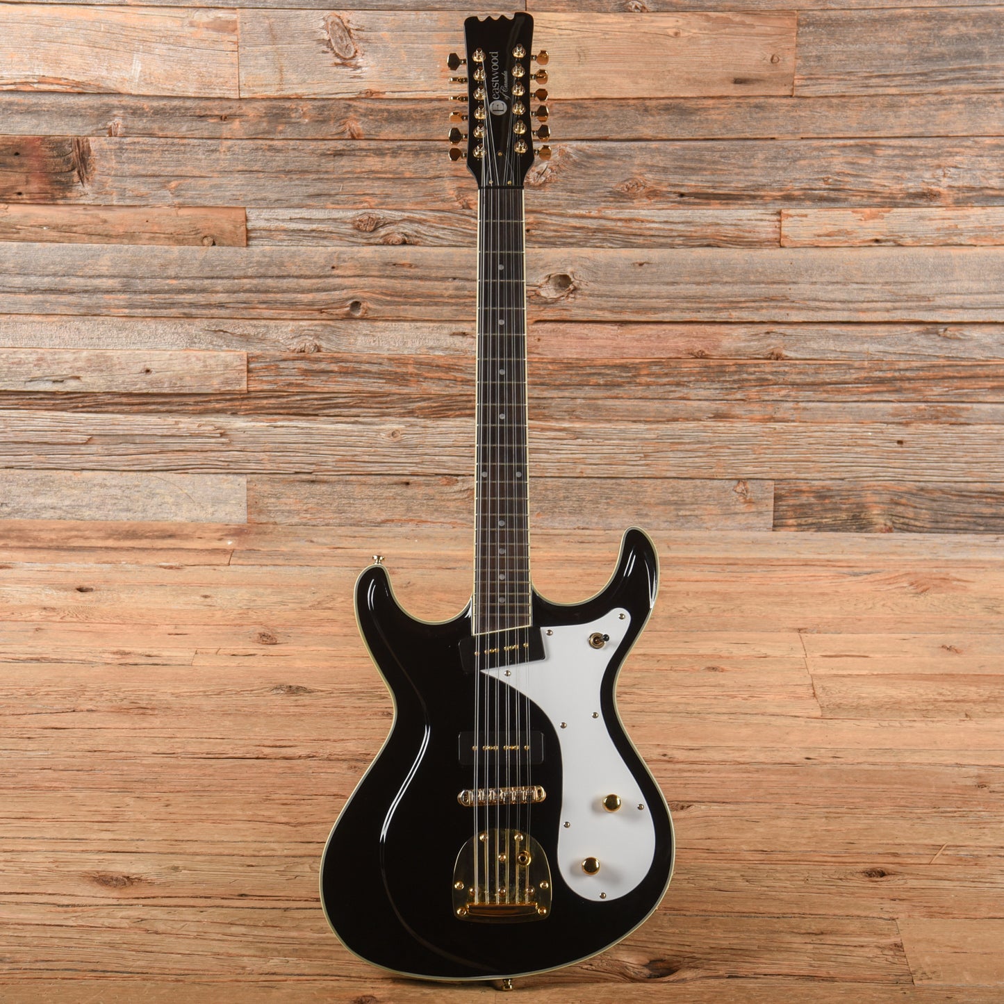 Eastwood Sidejack DLX 12 Black 2018 Electric Guitars / Solid Body