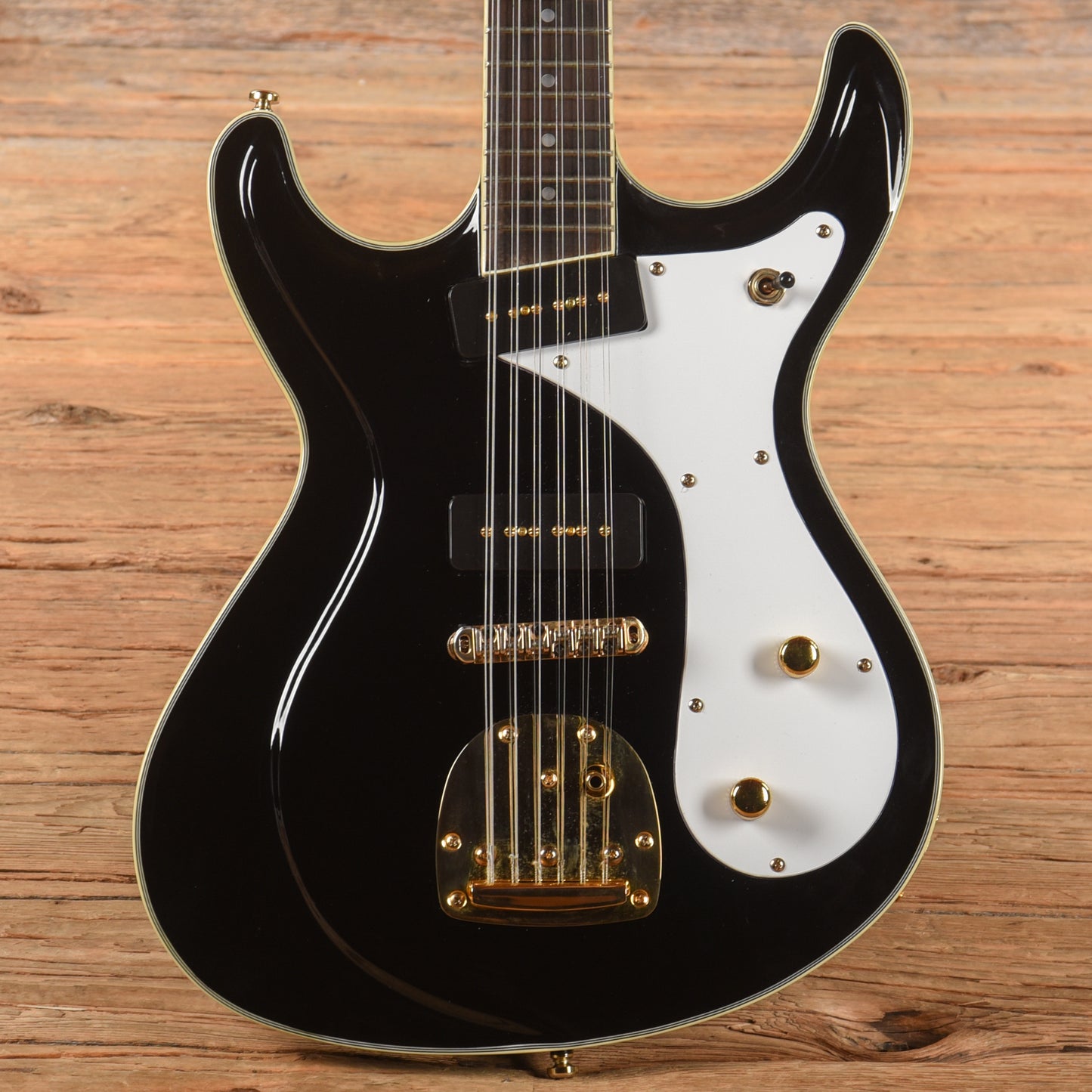 Eastwood Sidejack DLX 12 Black 2018 Electric Guitars / Solid Body
