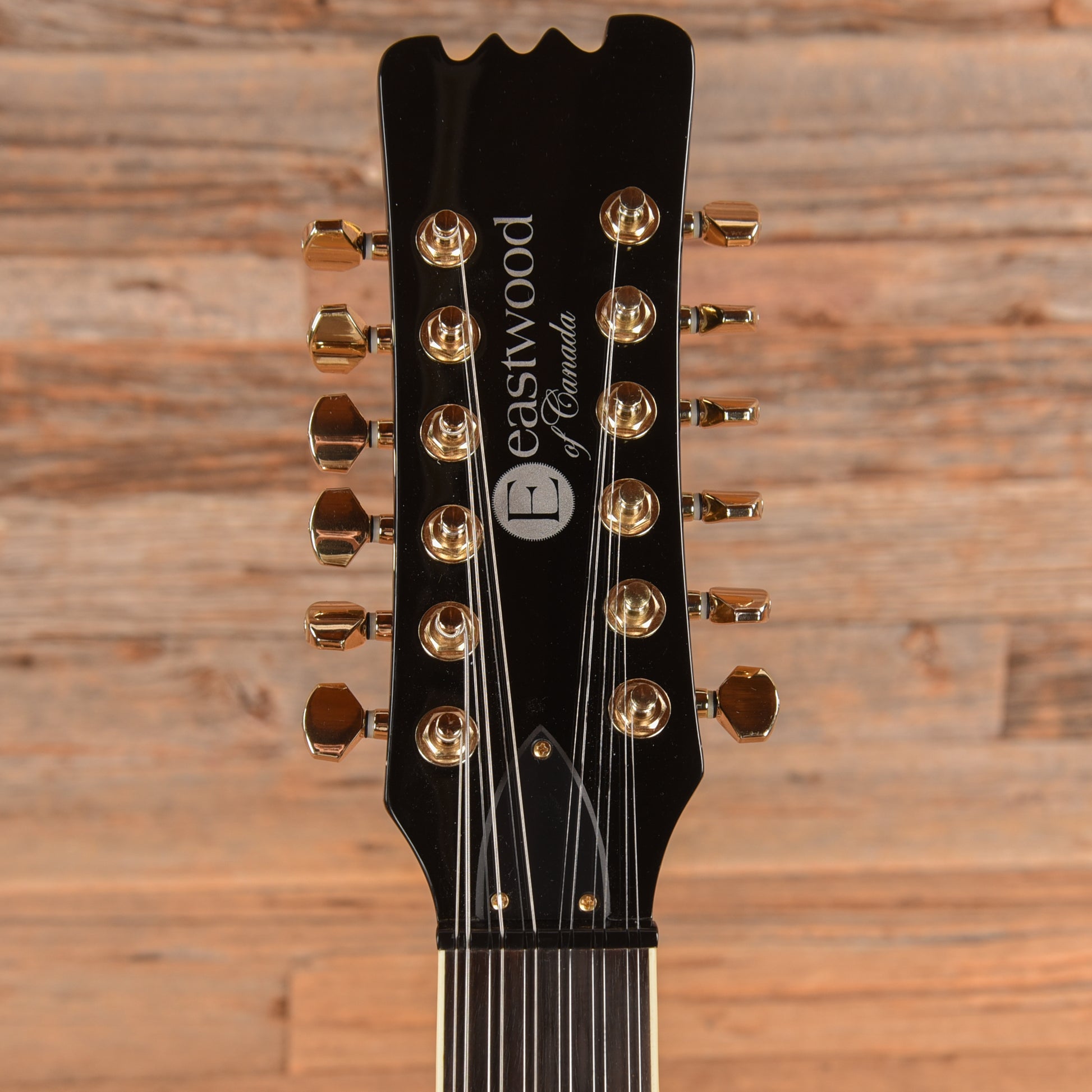 Eastwood Sidejack DLX XII Black 2018 Electric Guitars / Solid Body