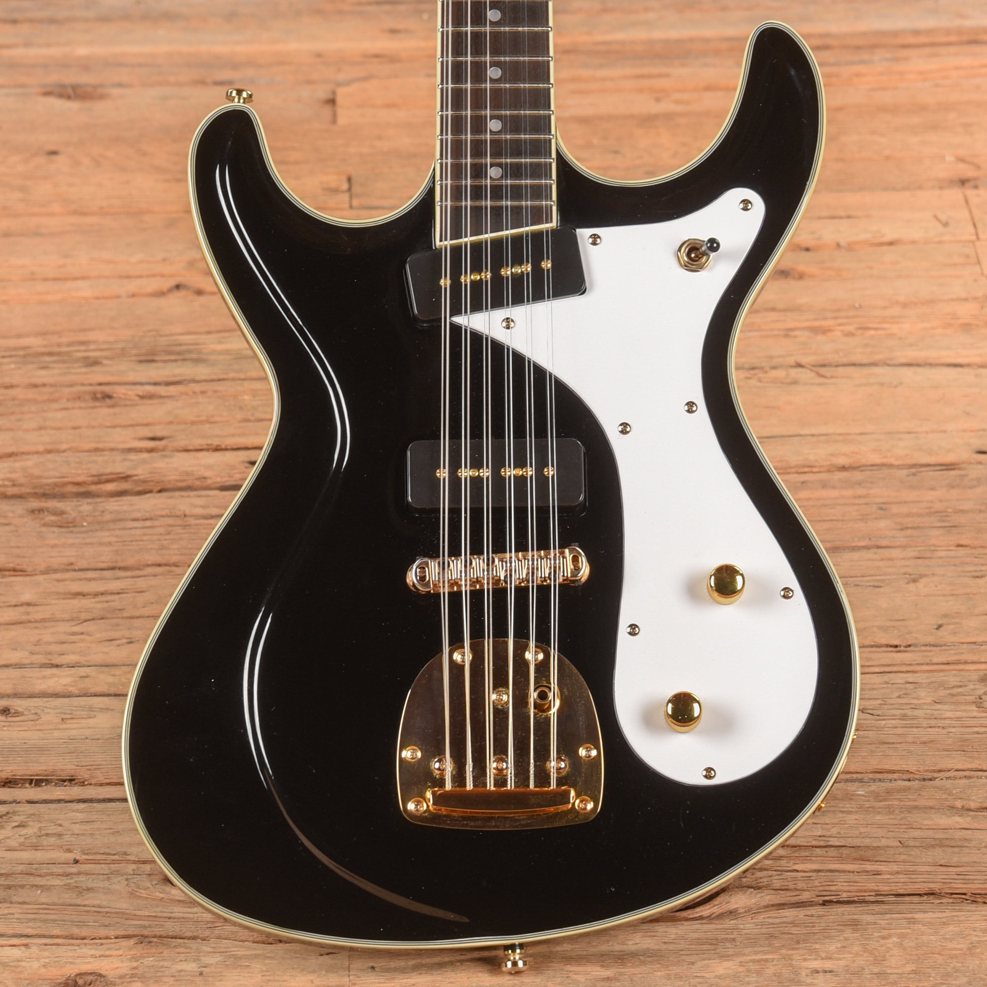 Eastwood Sidejack DLX XII Black 2018 Electric Guitars / Solid Body