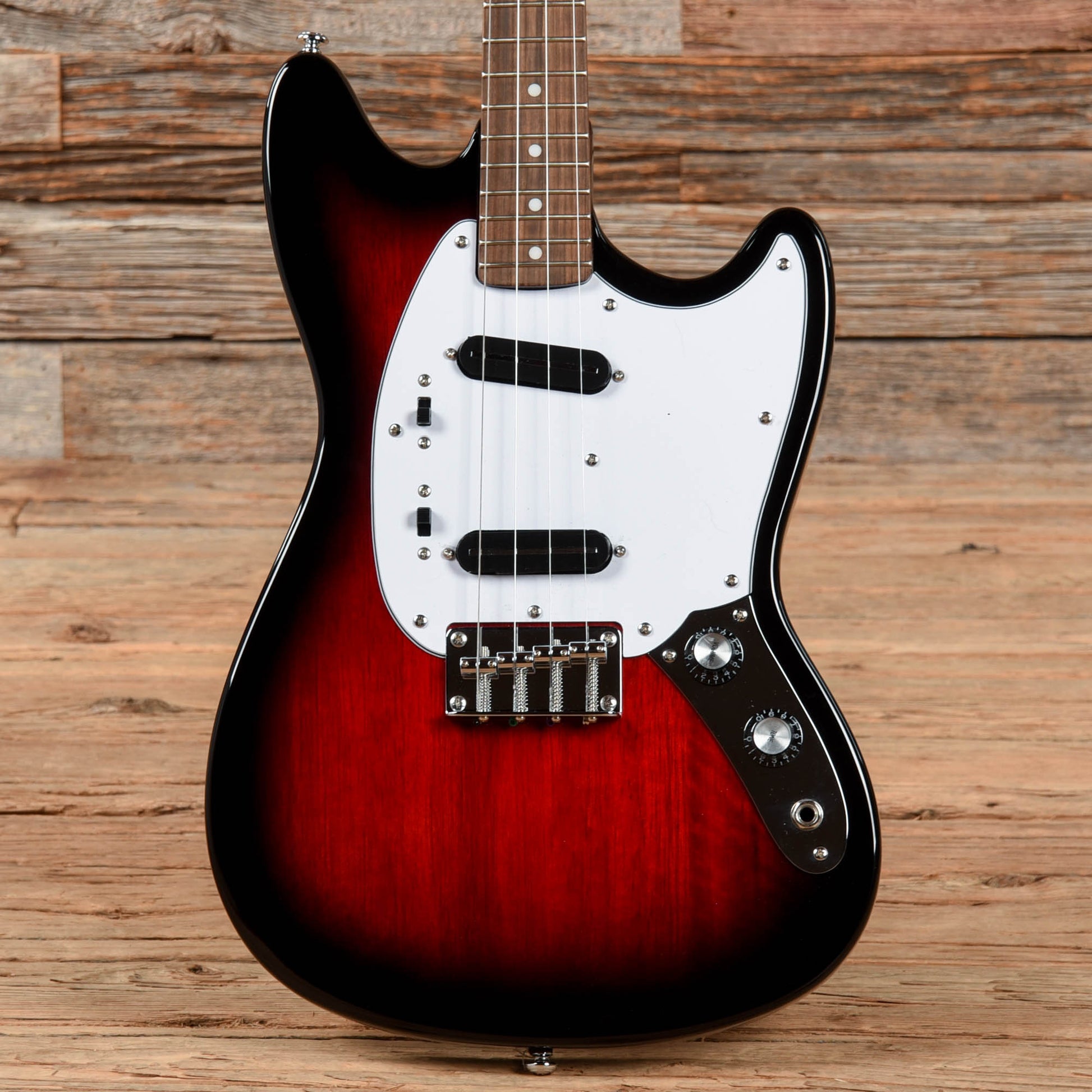 Eastwood Warren Ellis Duo-Special Electric Tenor Guitar Red Burst Electric Guitars / Solid Body