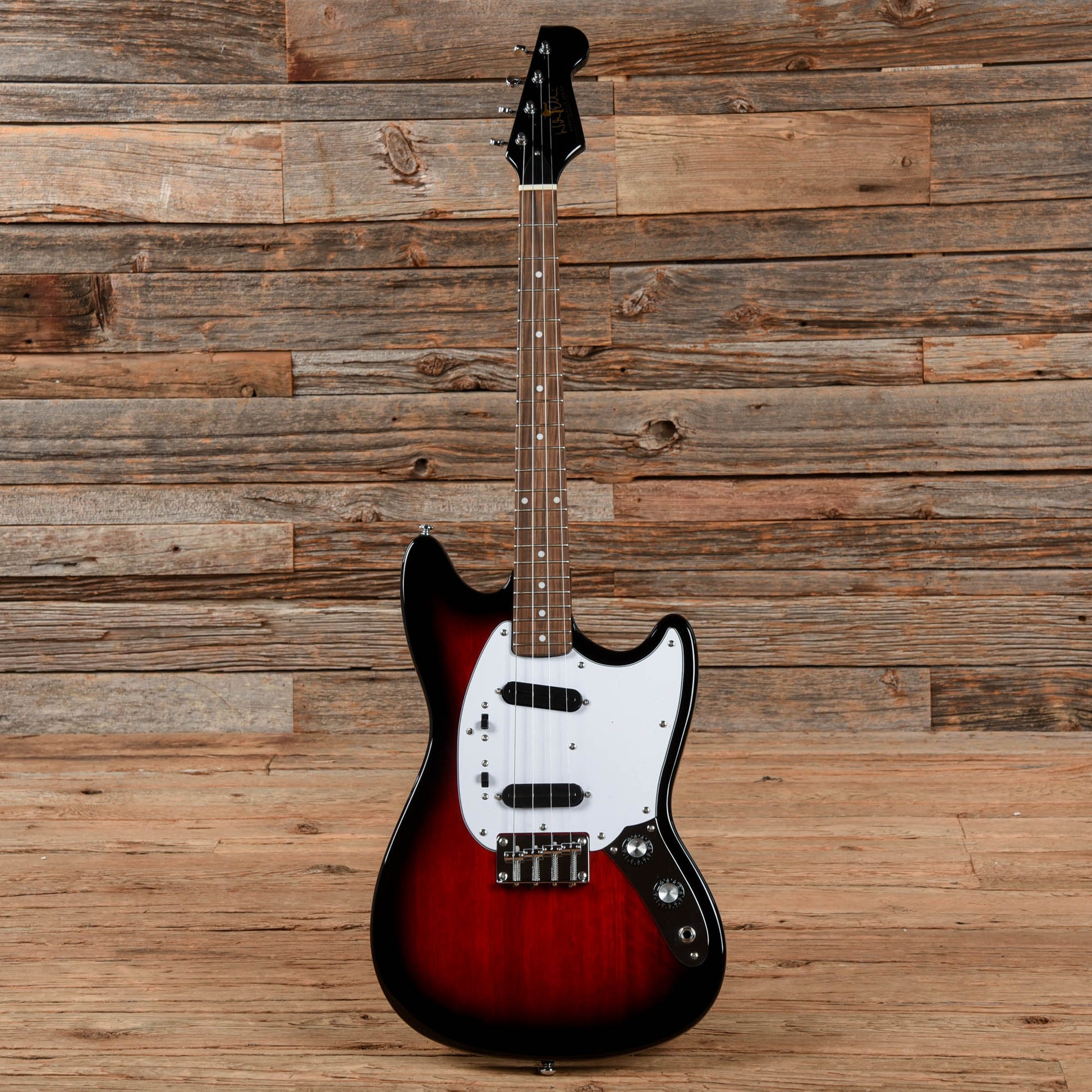 Eastwood Warren Ellis Duo-Special Electric Tenor Guitar Red Burst Electric Guitars / Solid Body